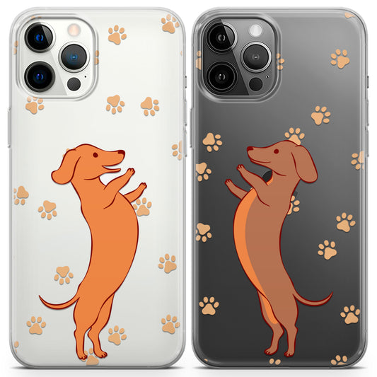 Cavka iPhone Couple Cases Cute Doggos