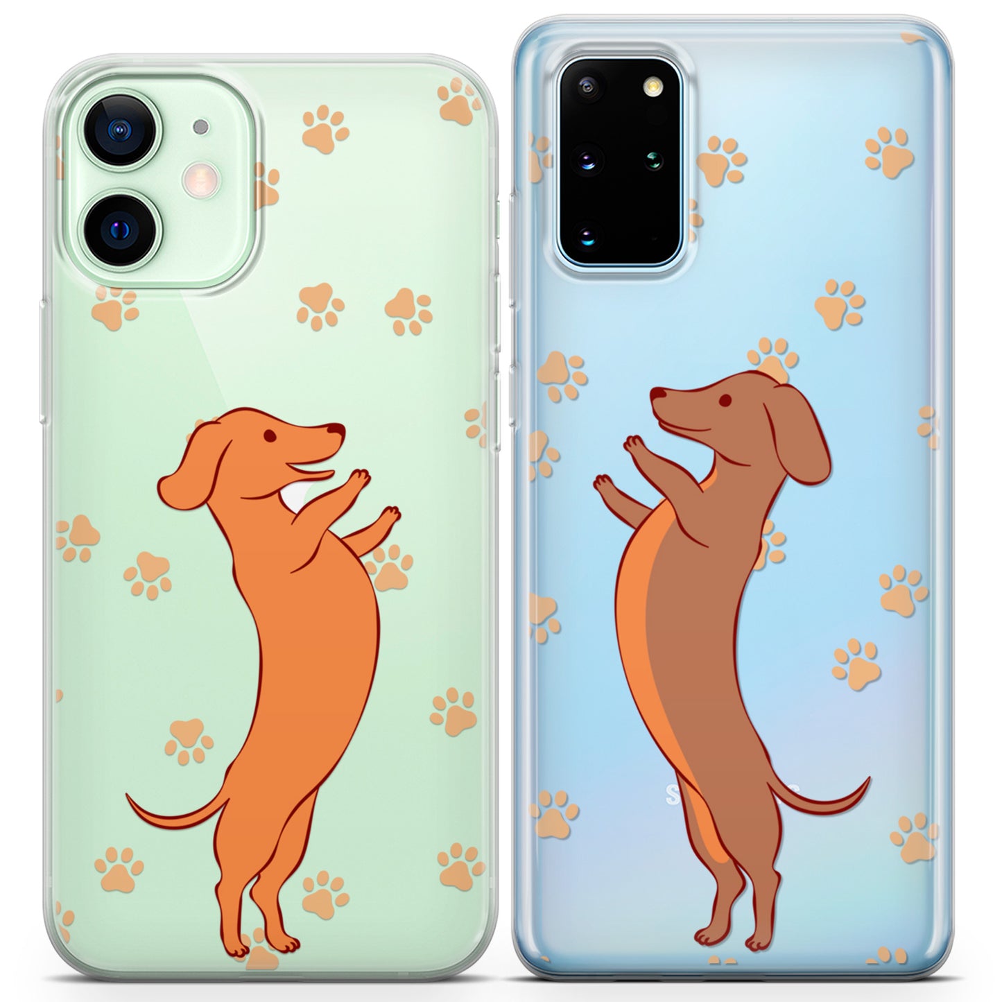 Cavka iPhone Couple Cases Cute Doggos