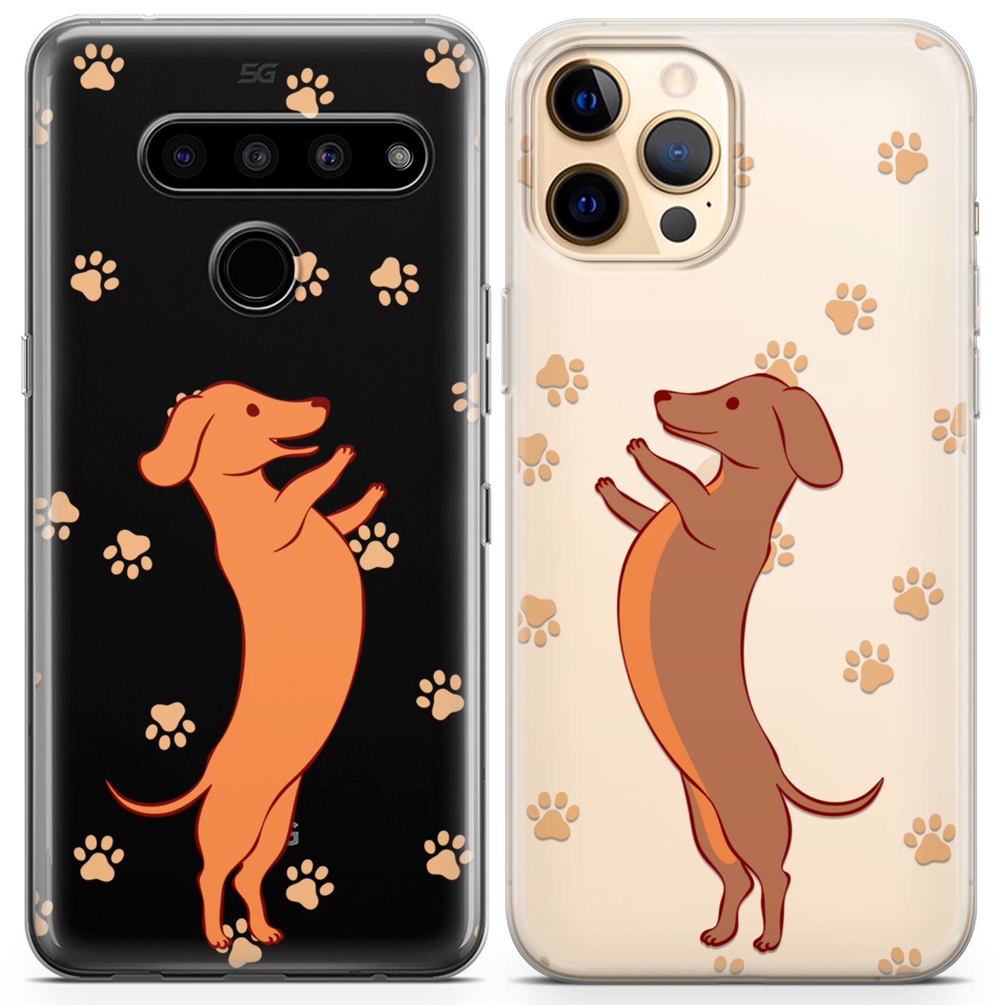 Cavka iPhone Couple Cases Cute Doggos