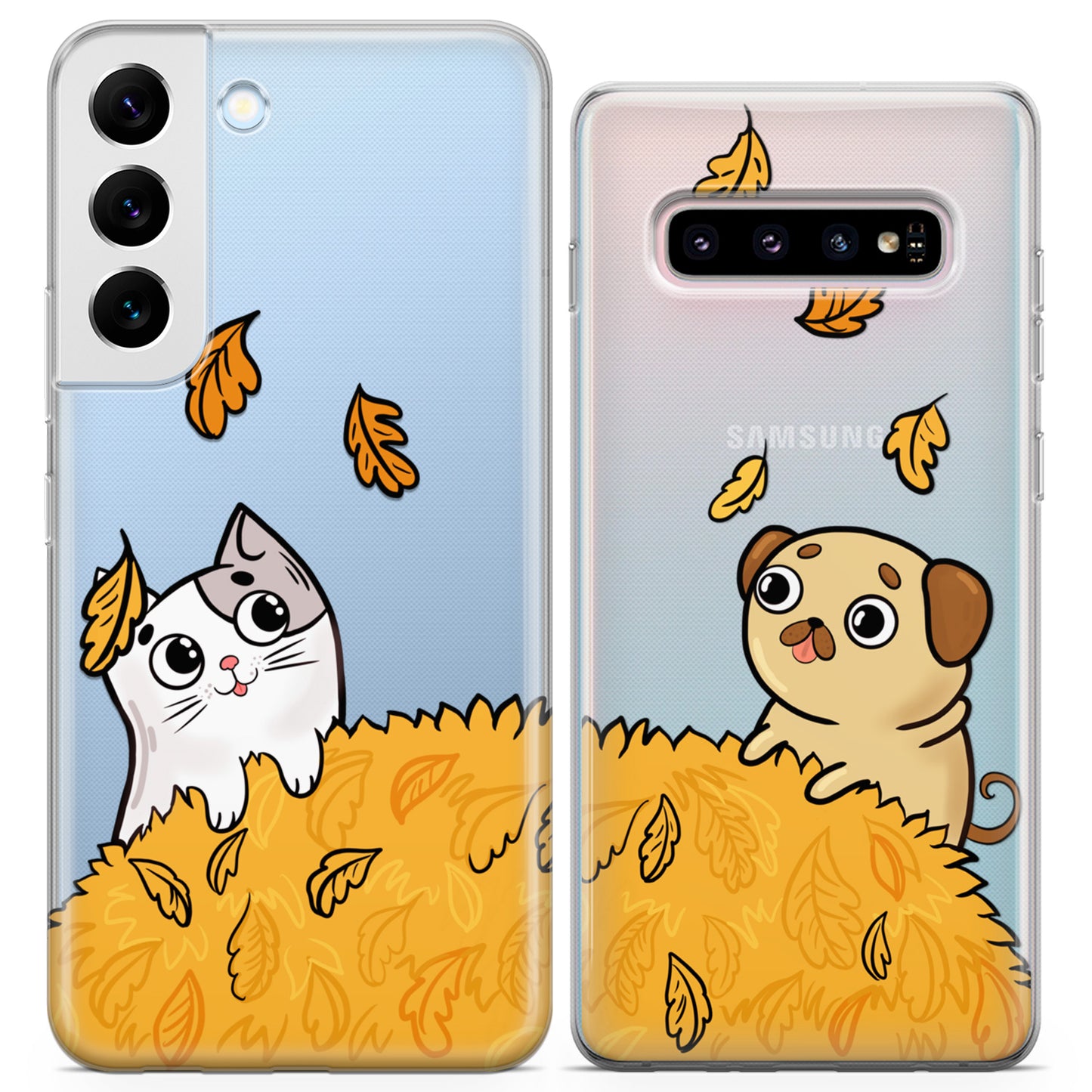 Cavka iPhone Couple Cases Autumn Pets