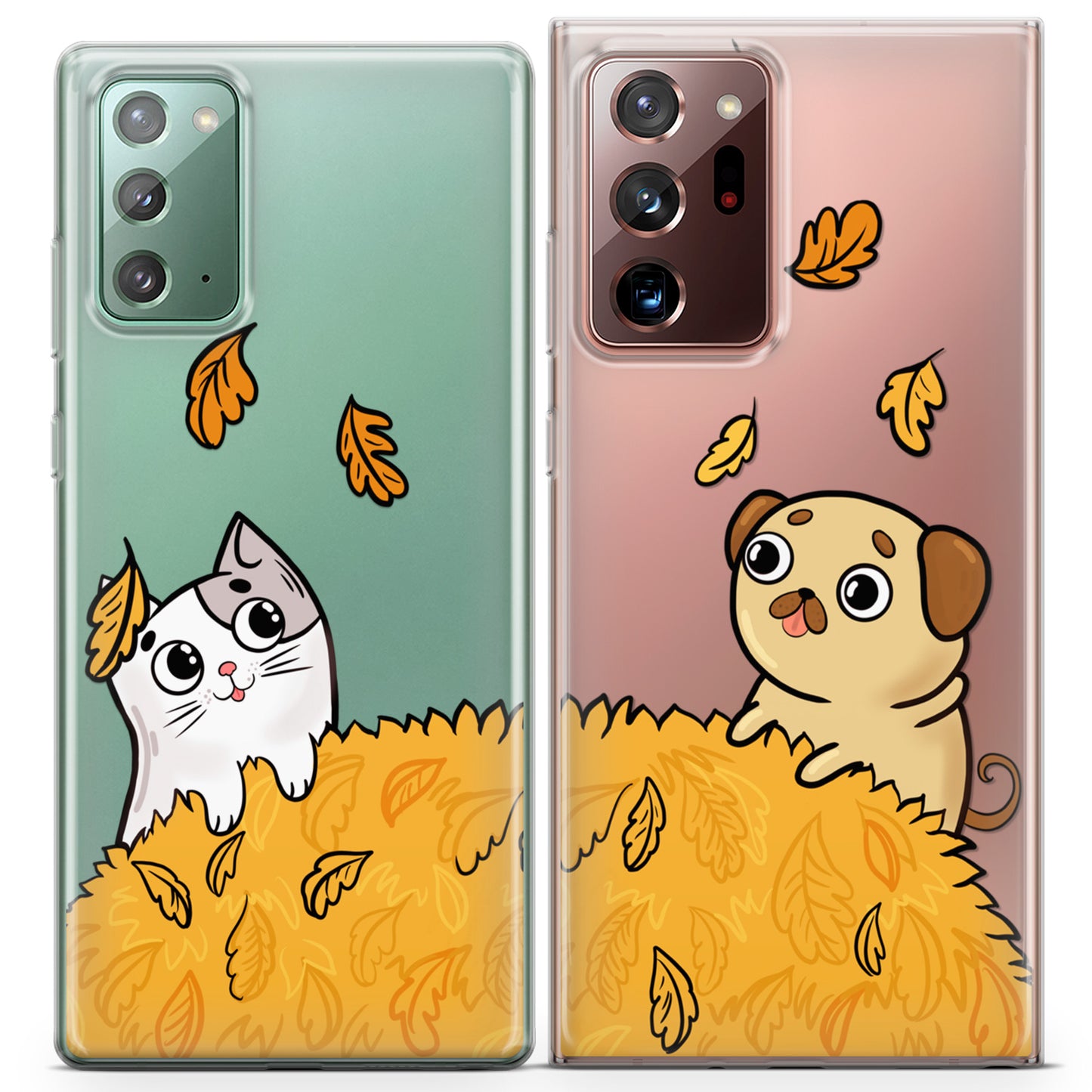 Cavka iPhone Couple Cases Autumn Pets