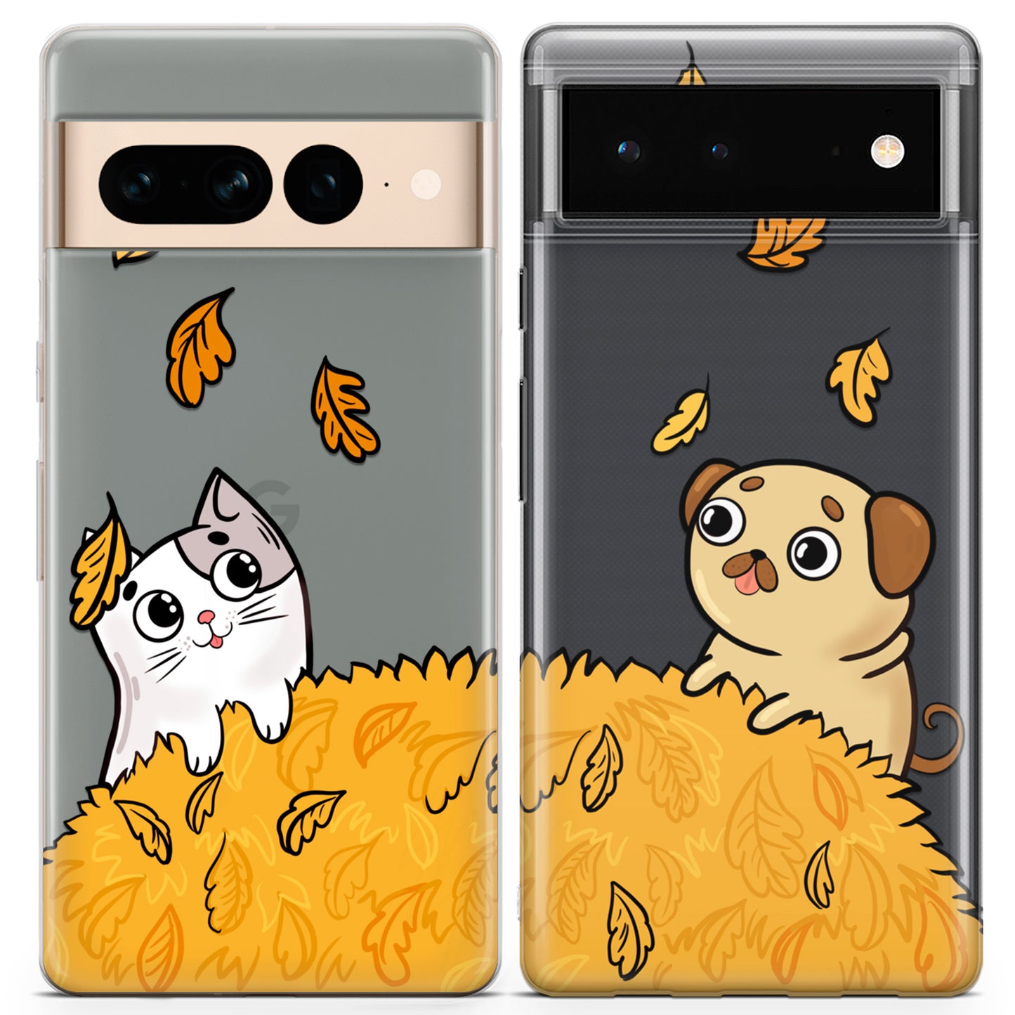 Cavka iPhone Couple Cases Autumn Pets