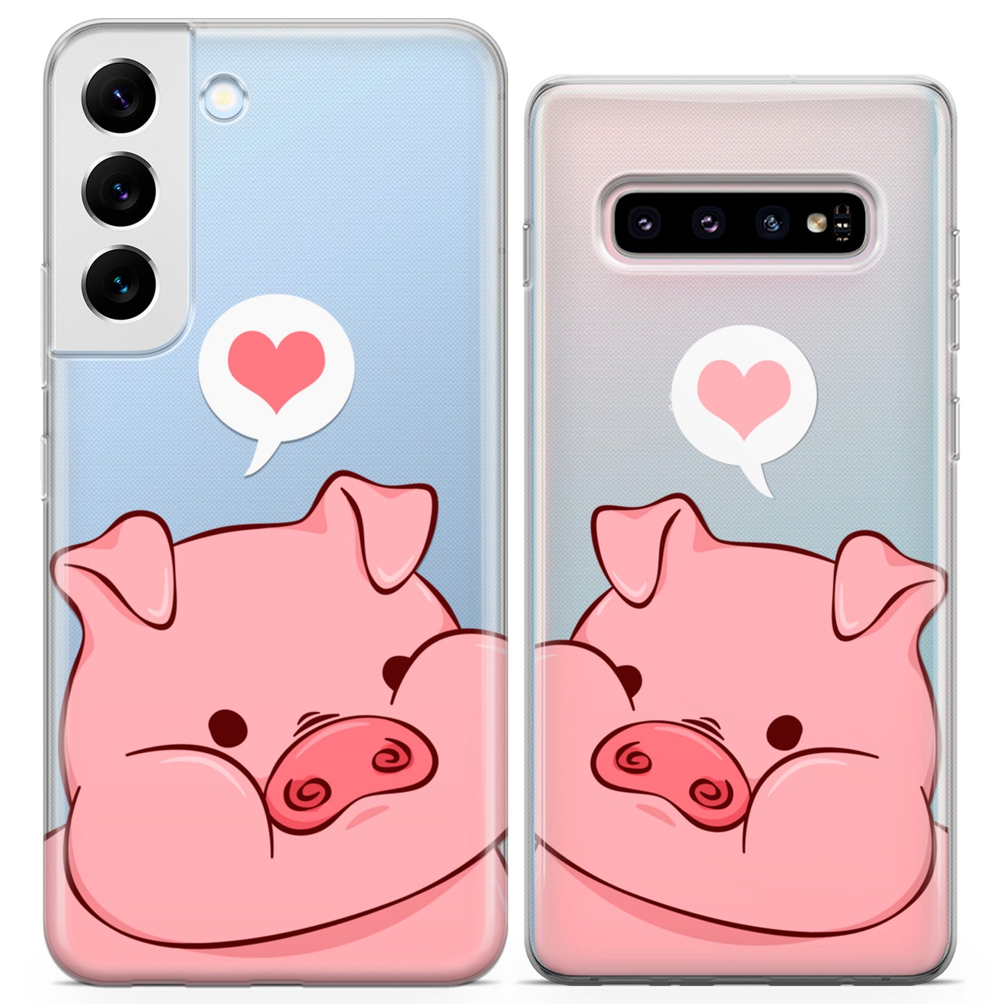 Cavka iPhone Couple Cases Chubby Piglets Cheeks