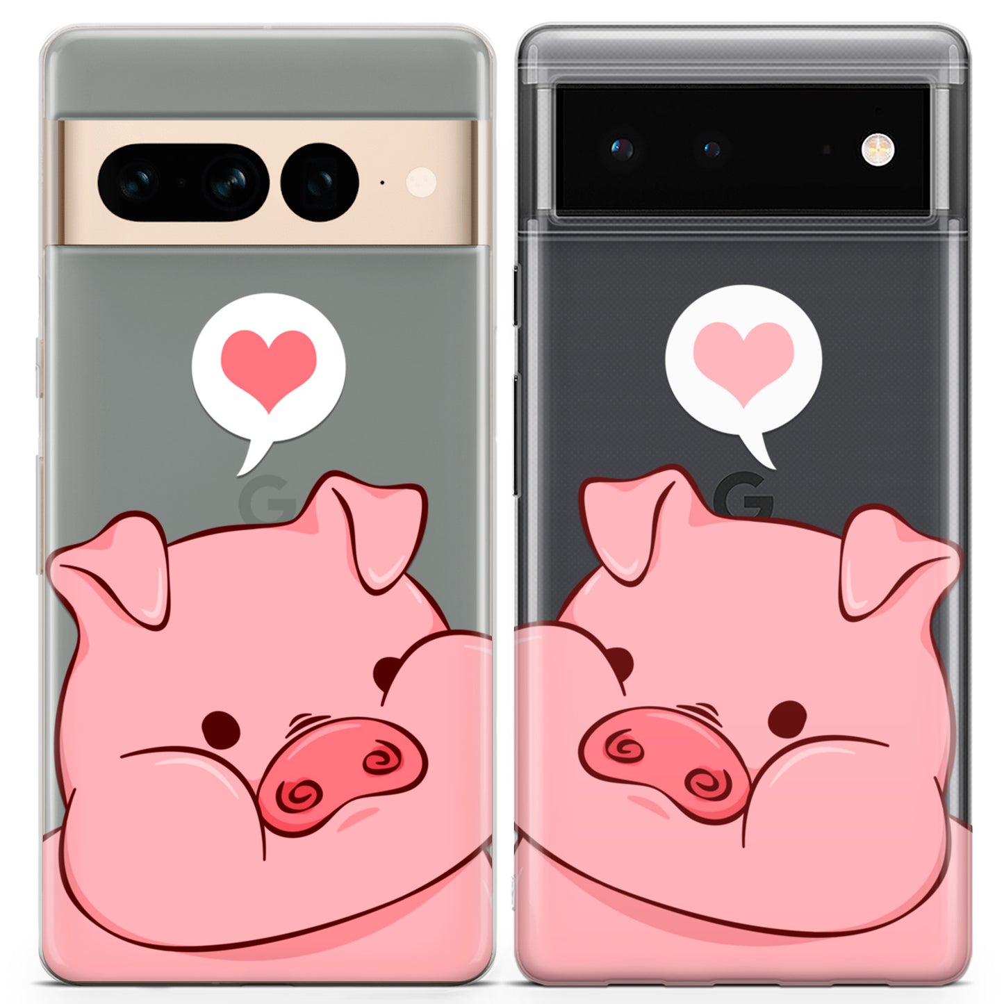 Cavka iPhone Couple Cases Chubby Piglets Cheeks