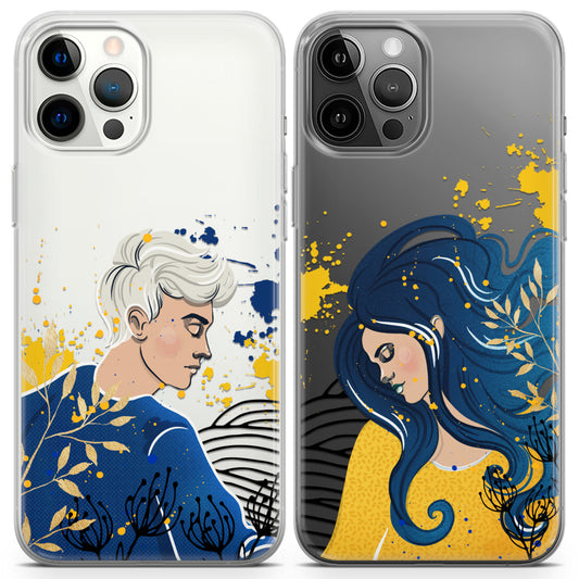 Cavka iPhone Couple Cases Lovers Art