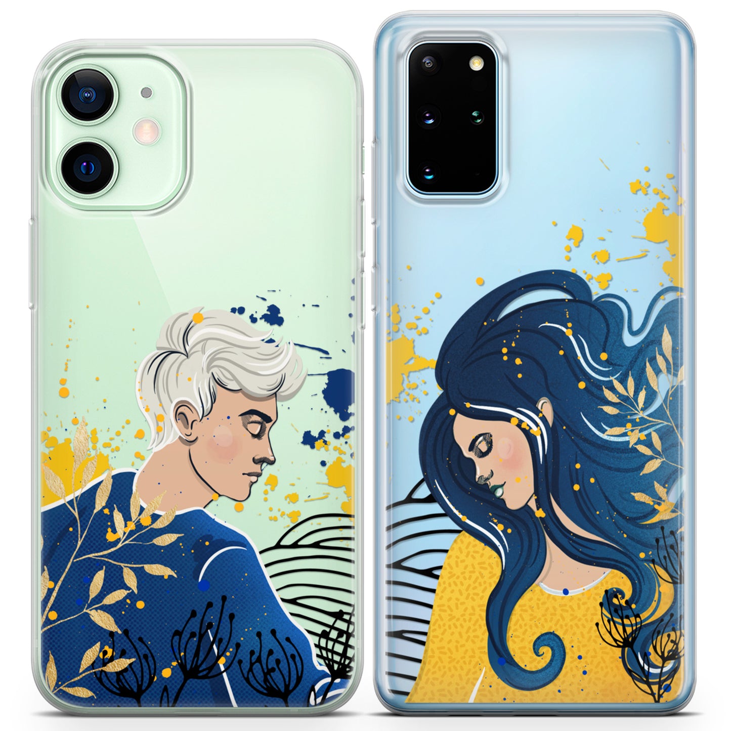 Cavka iPhone Couple Cases Lovers Art