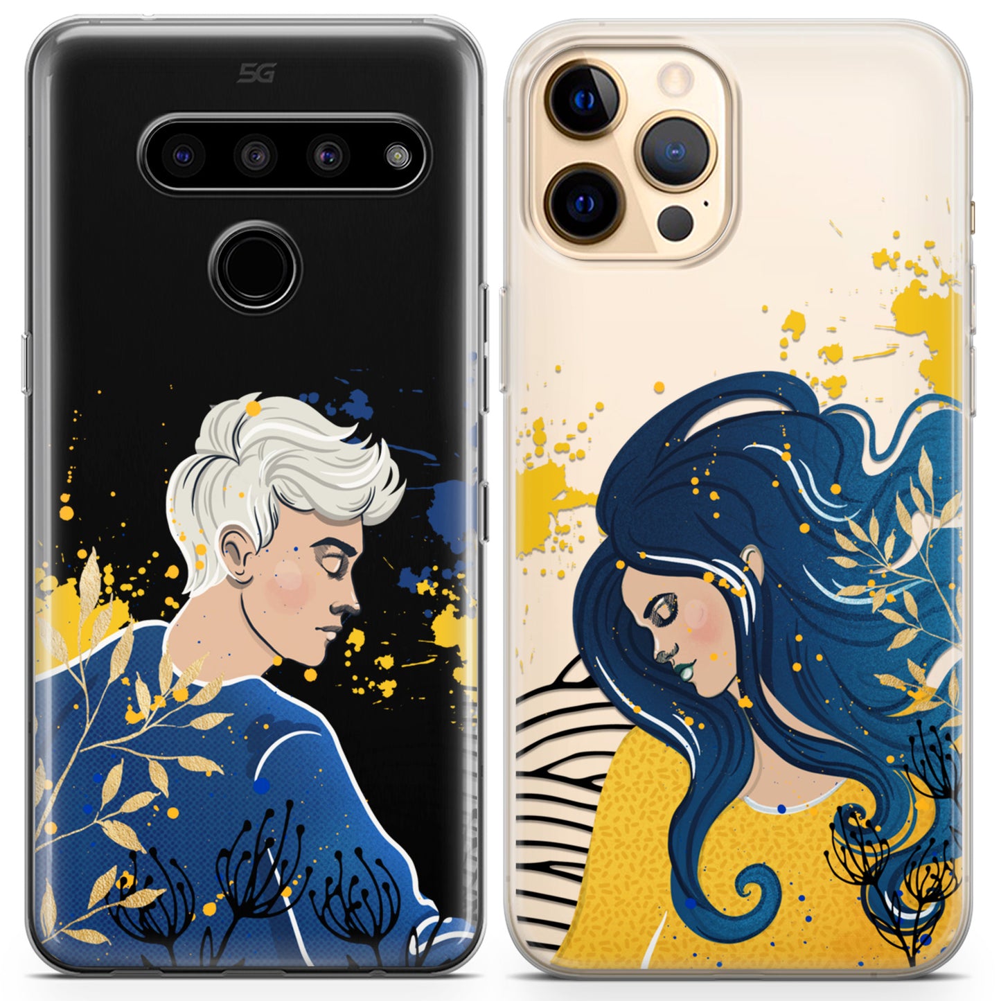 Cavka iPhone Couple Cases Lovers Art