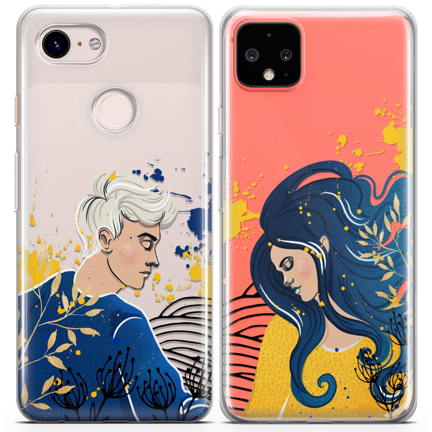 Cavka iPhone Couple Cases Lovers Art