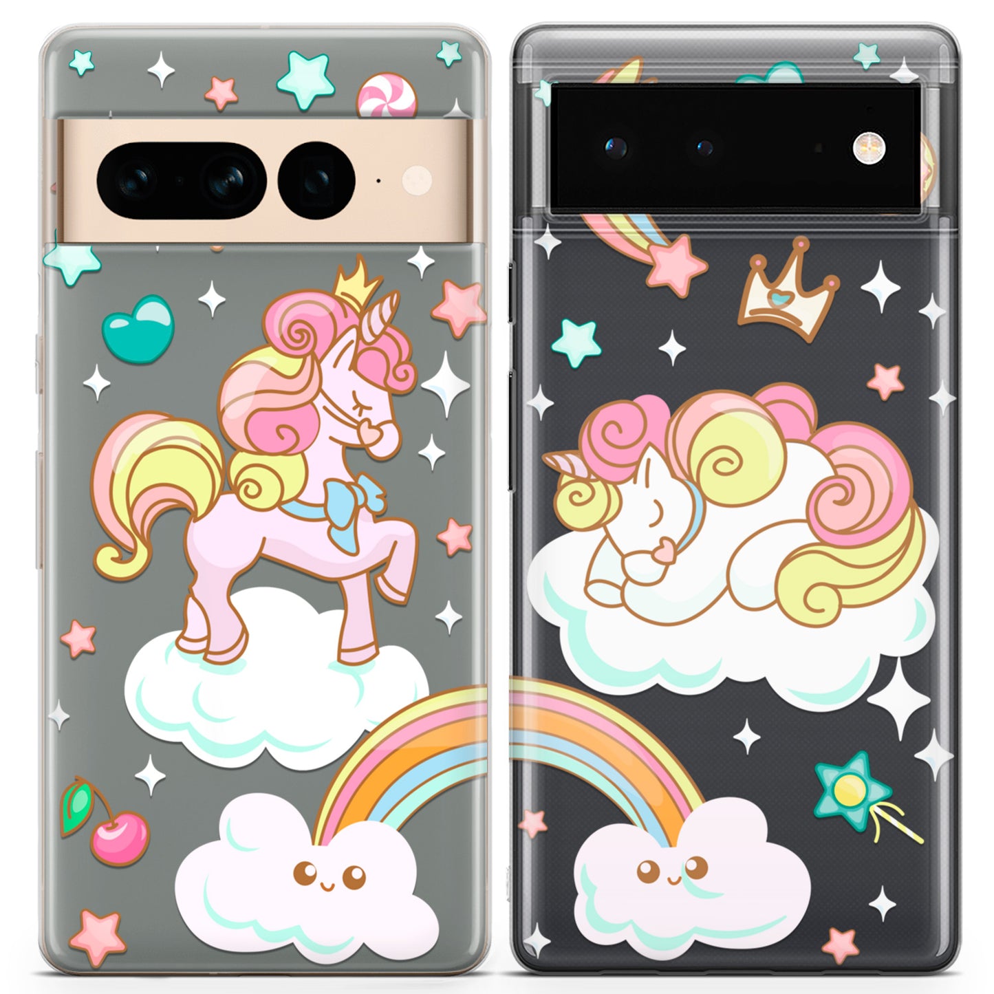 Cavka iPhone Couple Cases Cute Unicorns