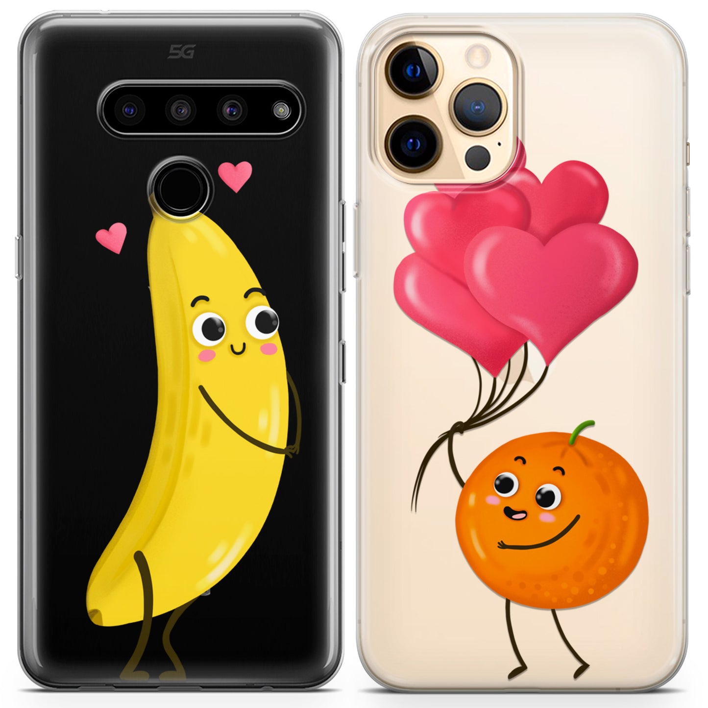 Cavka iPhone Couple Cases Lovely Fruits