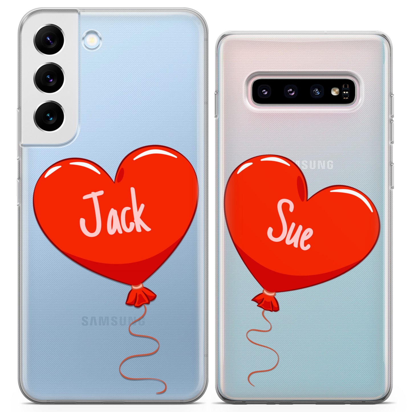 Cavka iPhone Couple Cases Hearts Balloons