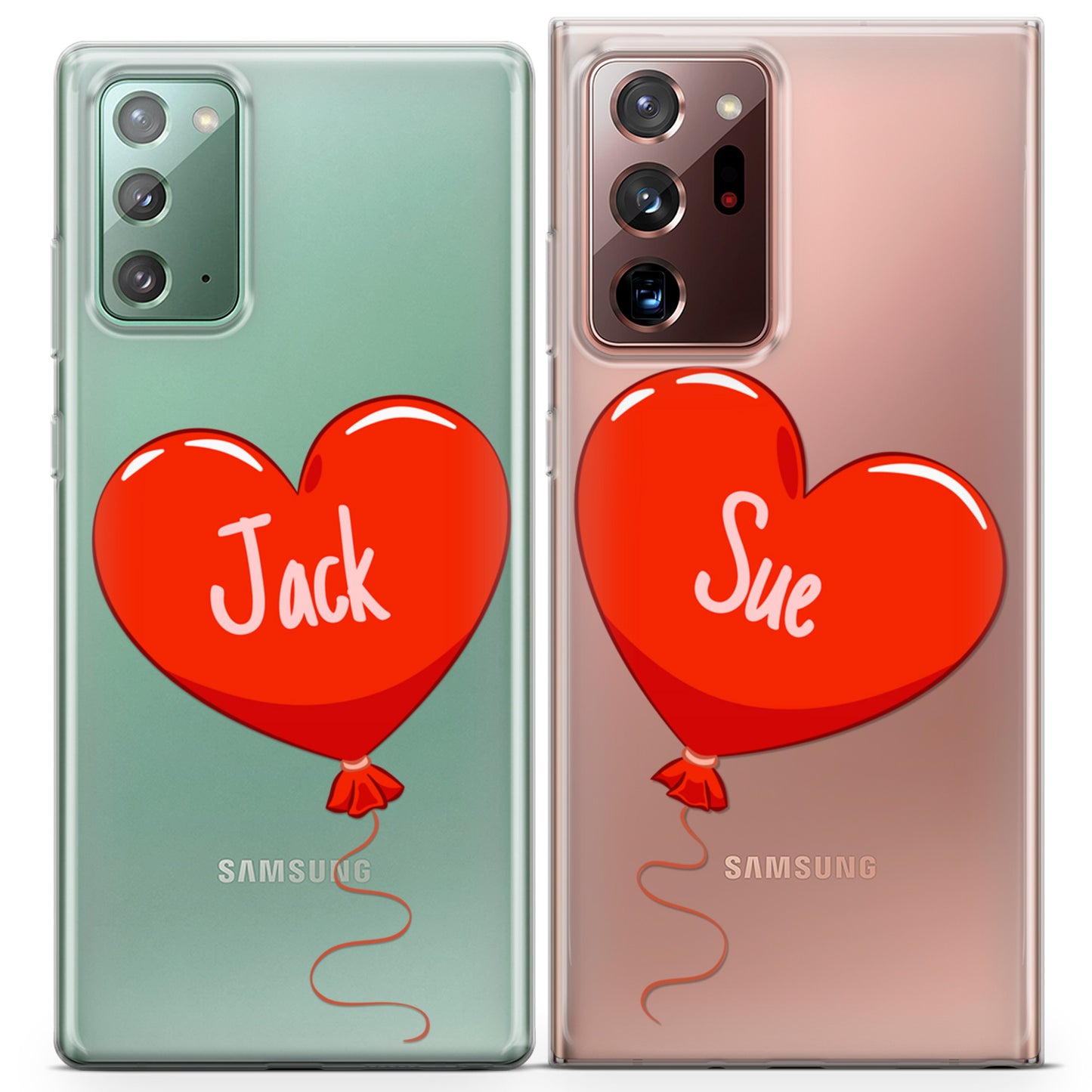 Cavka iPhone Couple Cases Hearts Balloons