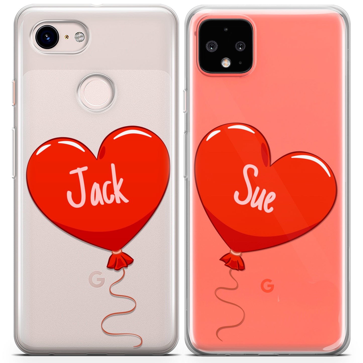 Cavka iPhone Couple Cases Hearts Balloons