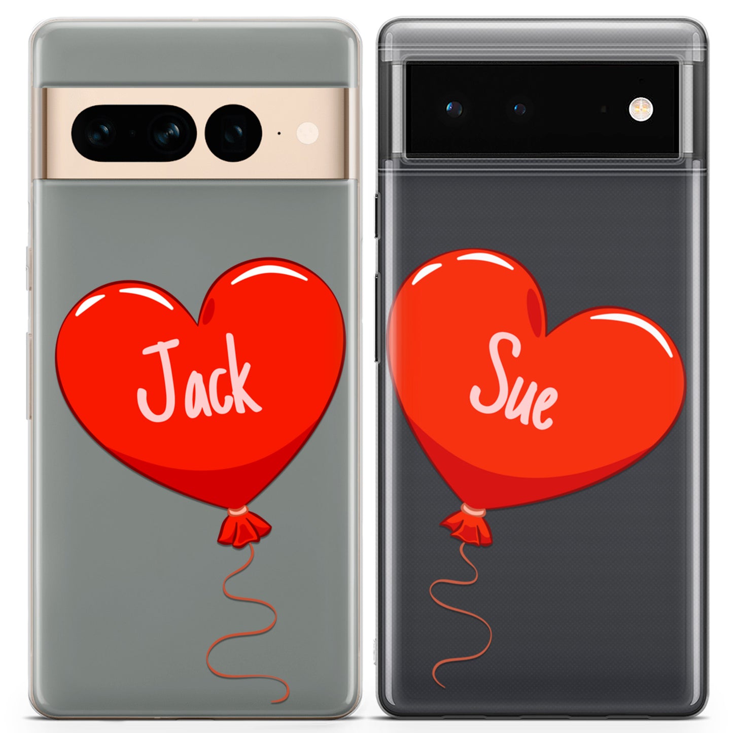 Cavka iPhone Couple Cases Hearts Balloons