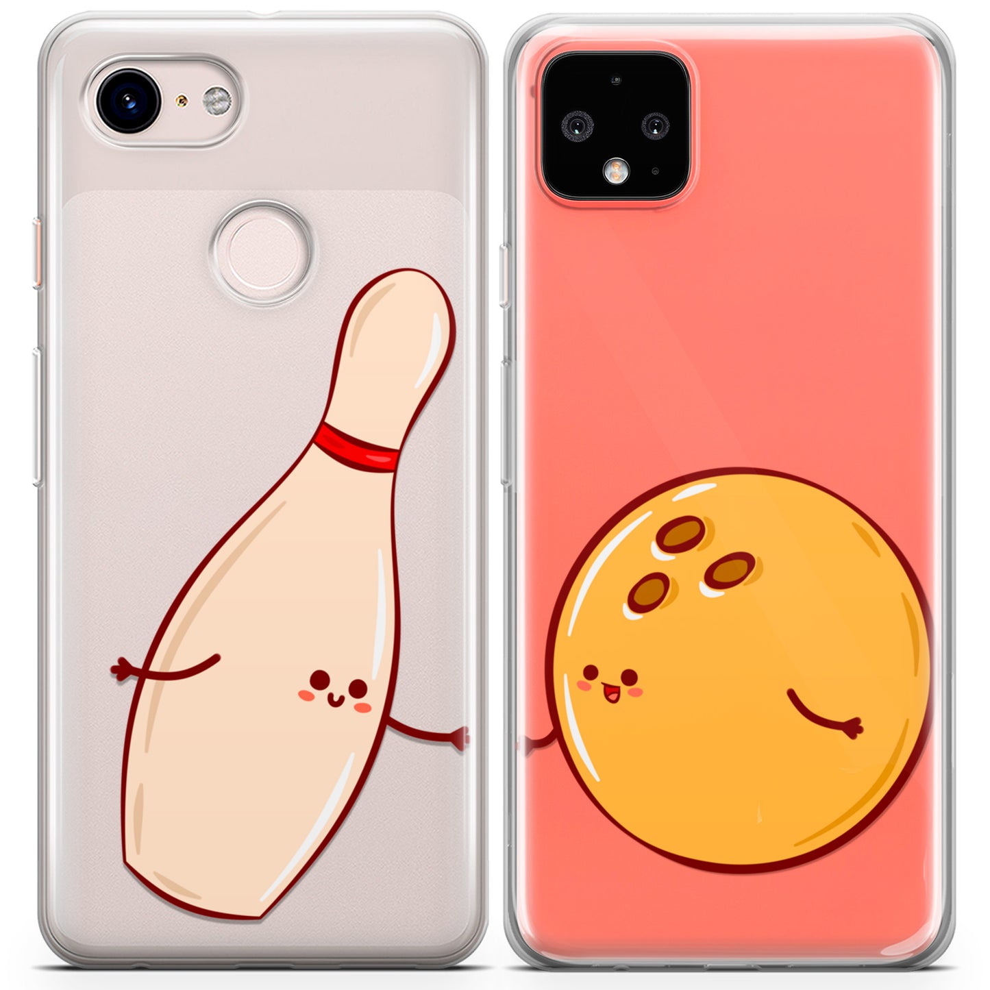 Cavka iPhone Couple Cases Bowling Pin and Ball