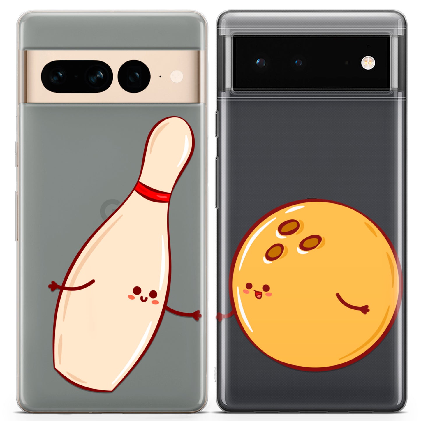 Cavka iPhone Couple Cases Bowling Pin and Ball