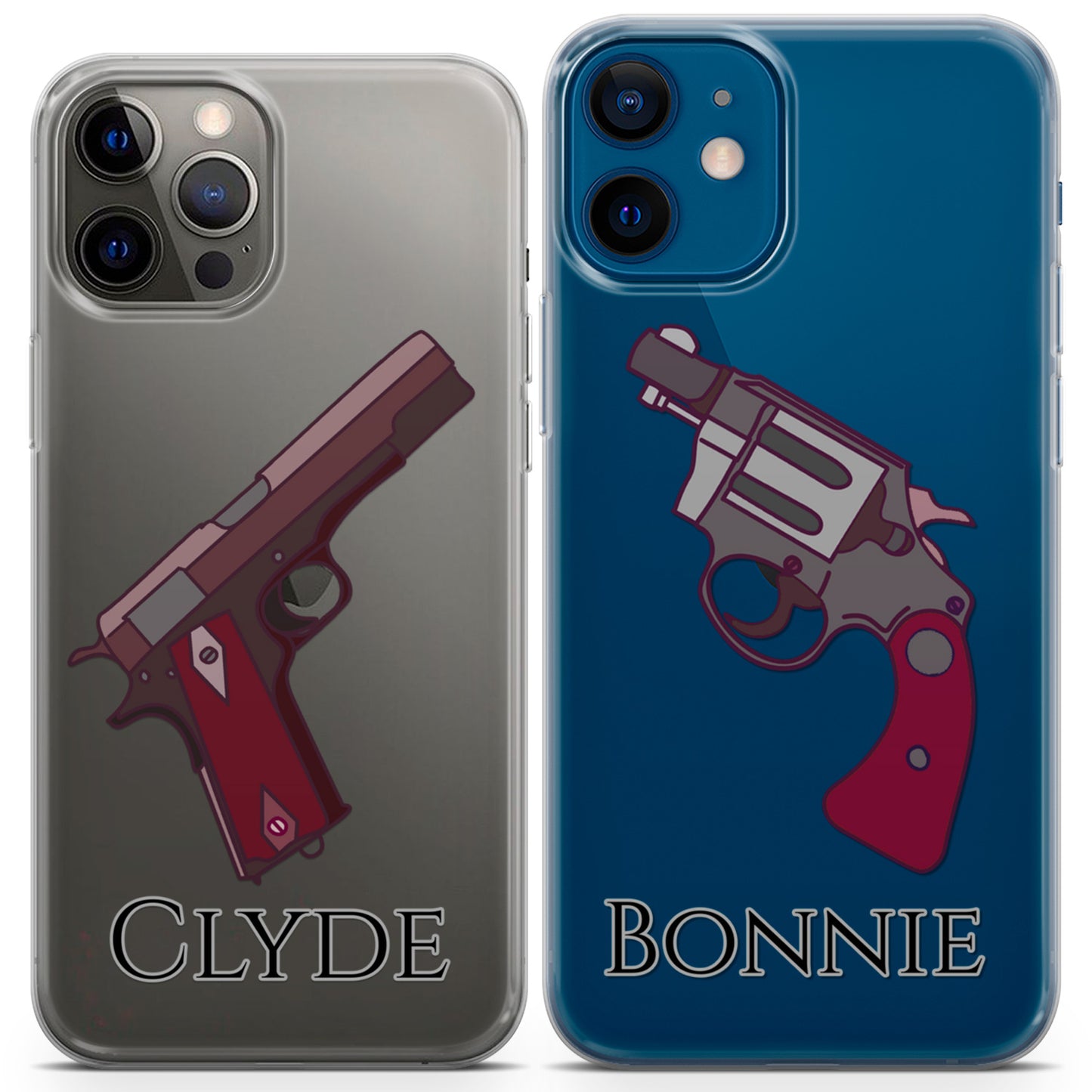 Cavka iPhone Couple Cases Bonnie & Clyde