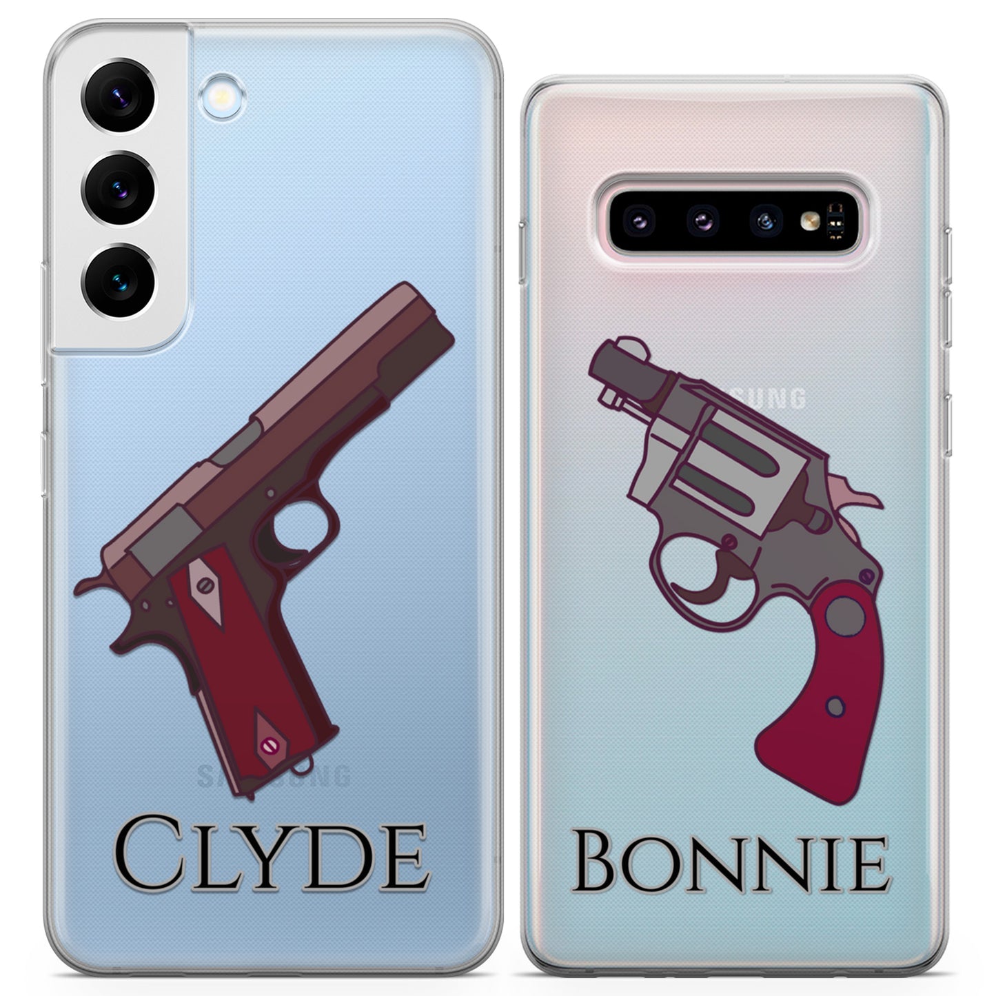 Cavka iPhone Couple Cases Bonnie & Clyde