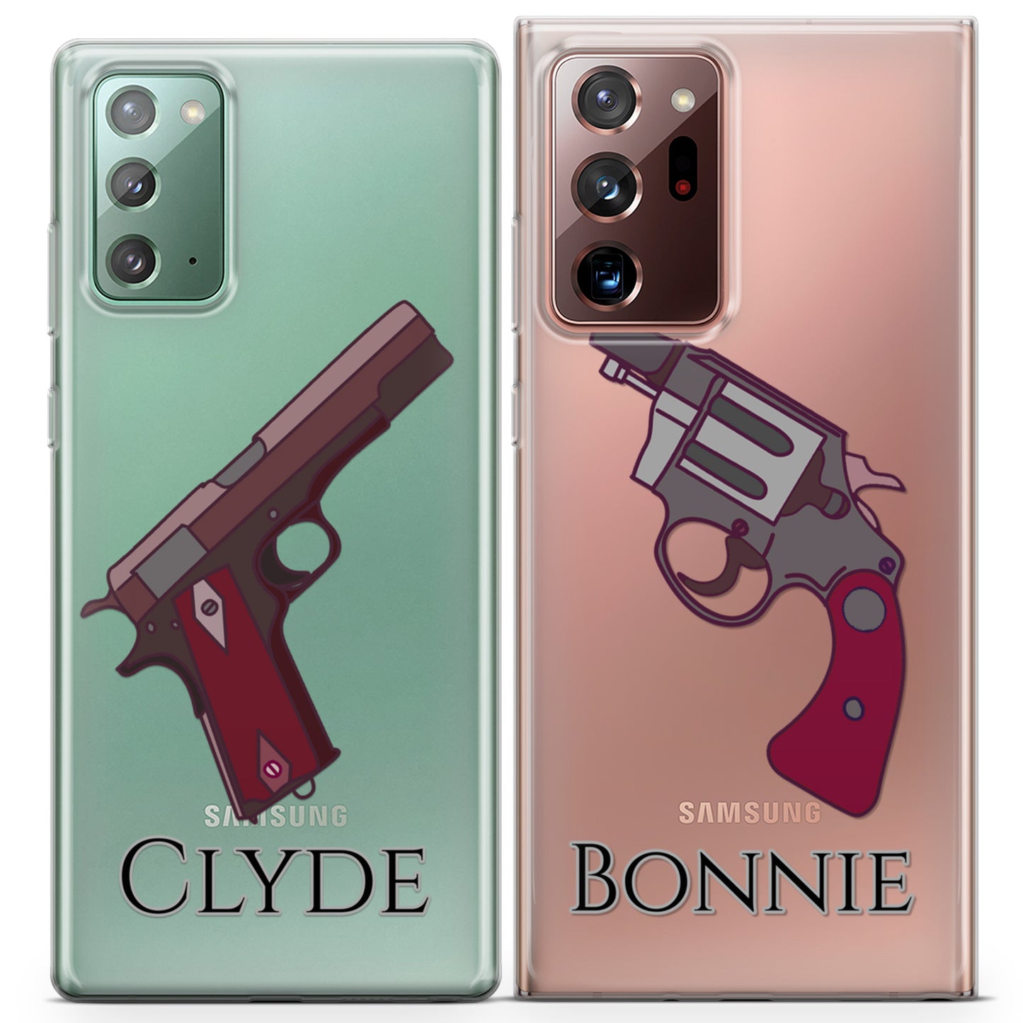 Cavka iPhone Couple Cases Bonnie & Clyde