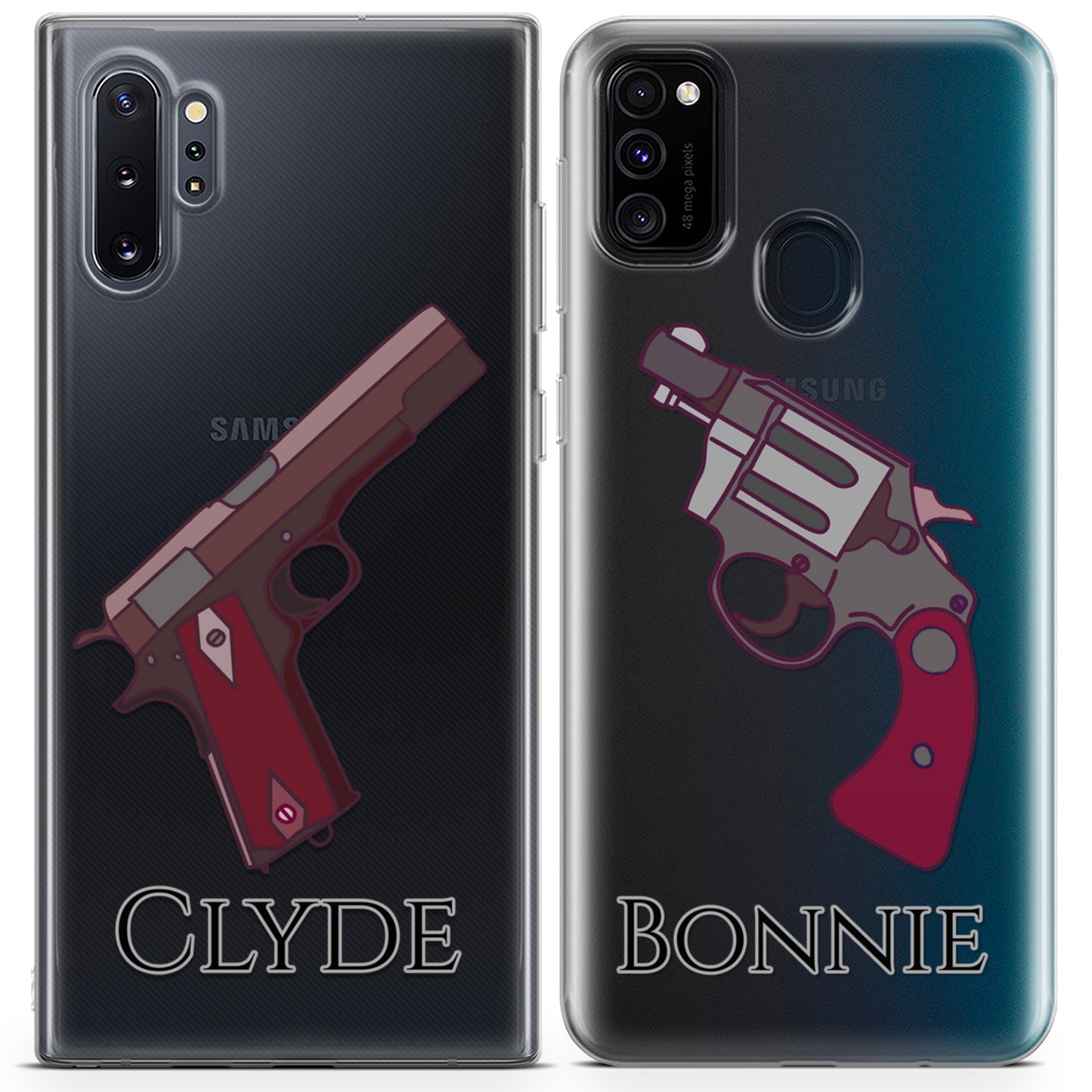 Cavka iPhone Couple Cases Bonnie & Clyde