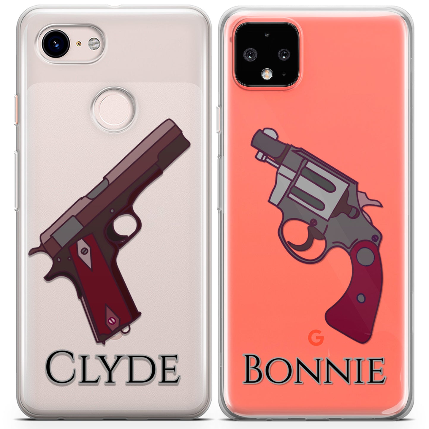 Cavka iPhone Couple Cases Bonnie & Clyde