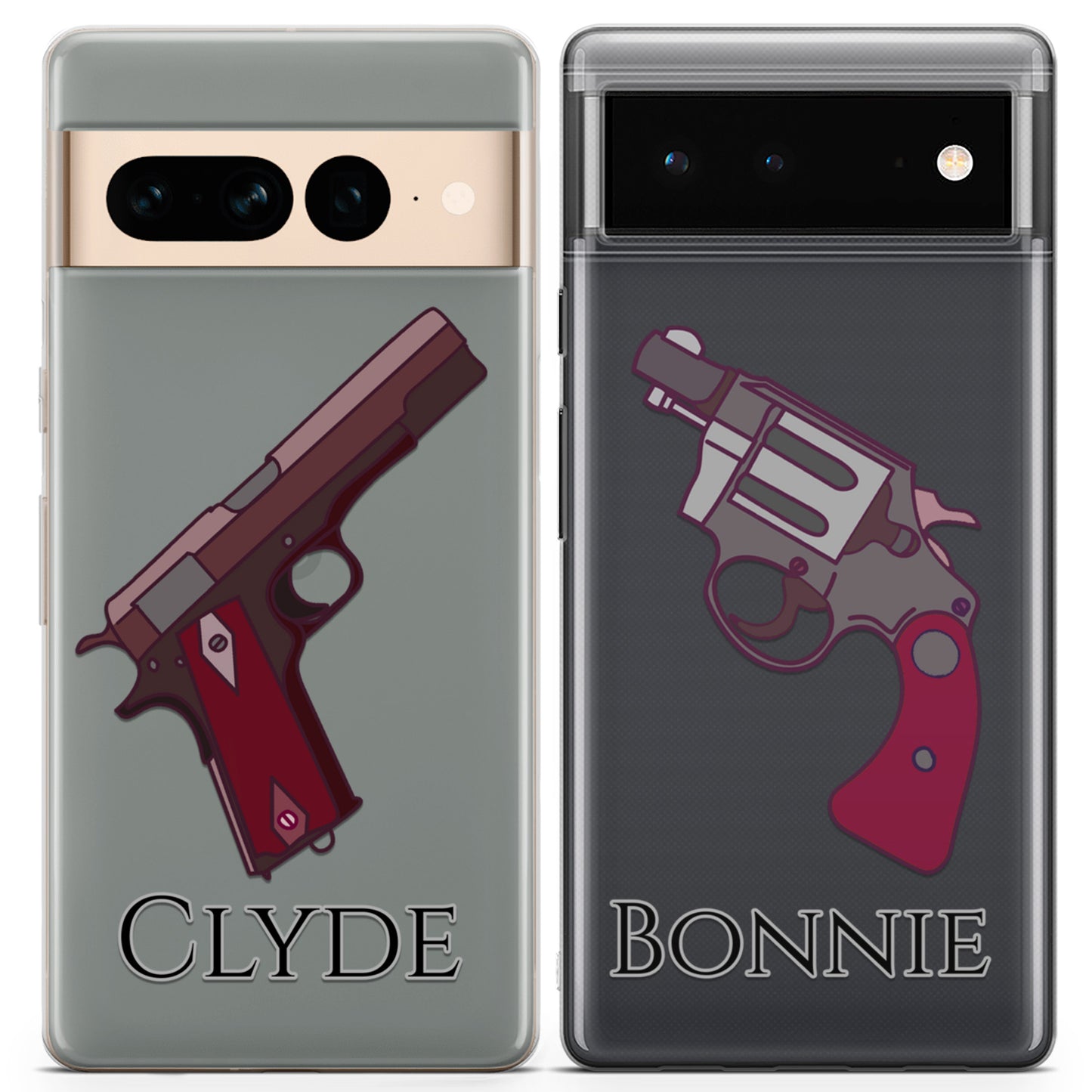 Cavka iPhone Couple Cases Bonnie & Clyde