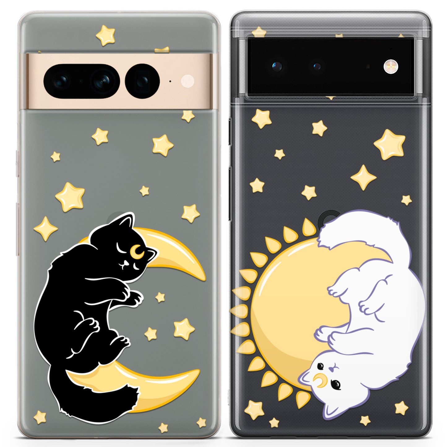 Cavka iPhone Couple Cases Celestial Cats