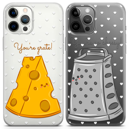 Cavka iPhone Couple Cases Cheese and Grate