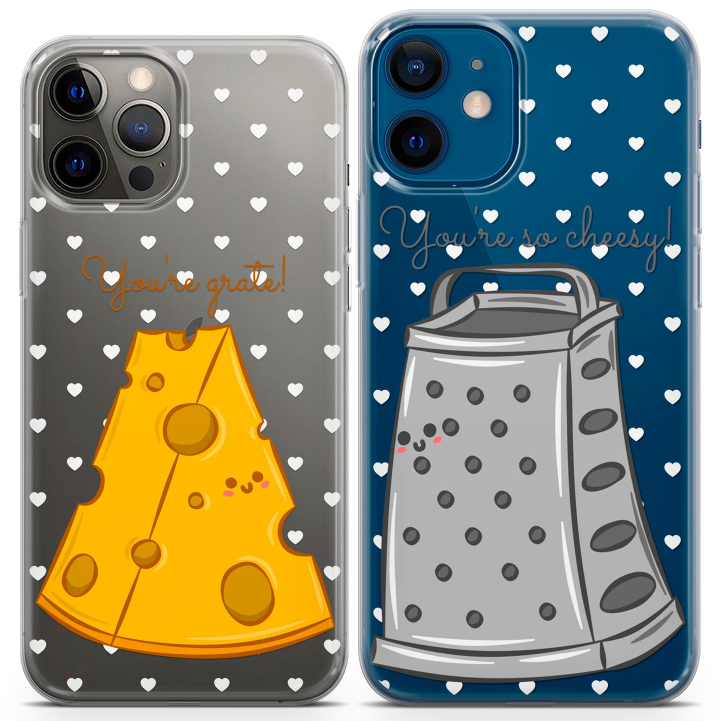 Cavka iPhone Couple Cases Cheese and Grate