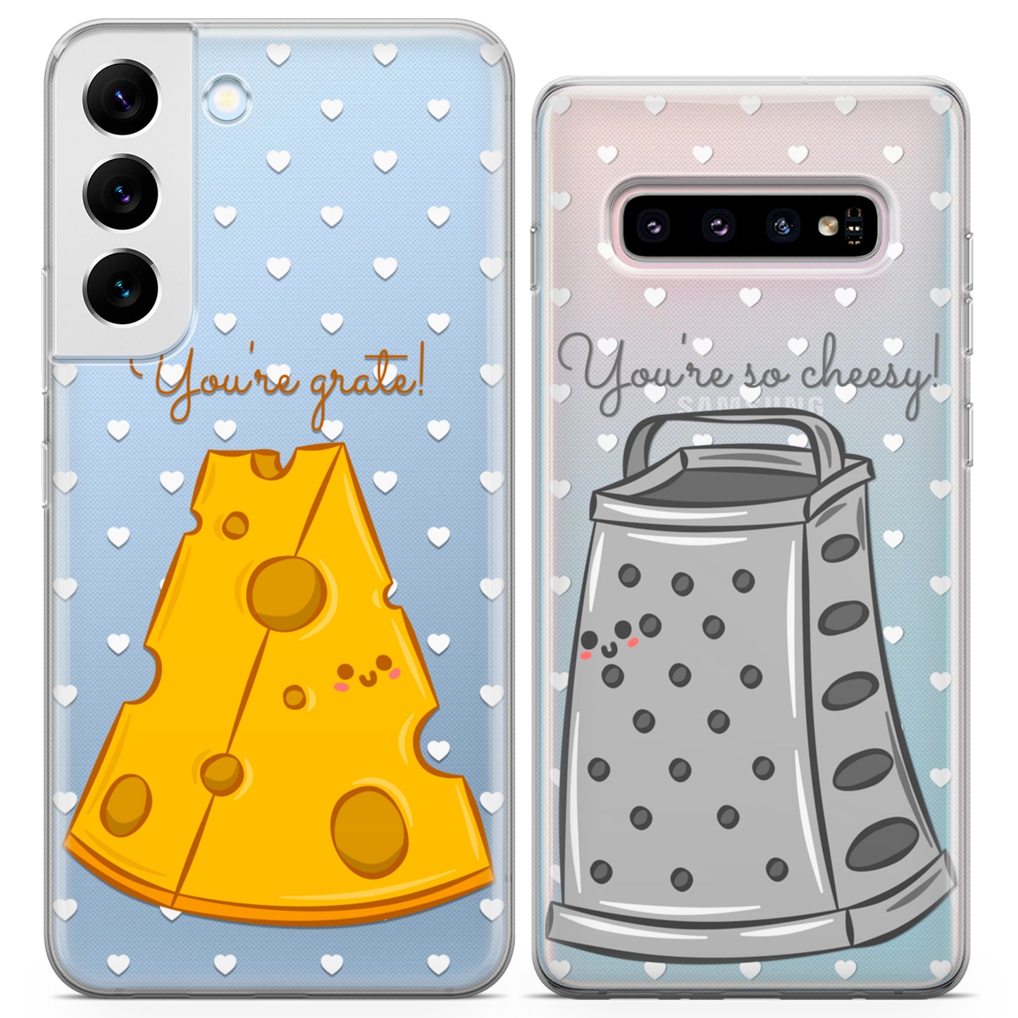 Cavka iPhone Couple Cases Cheese and Grate