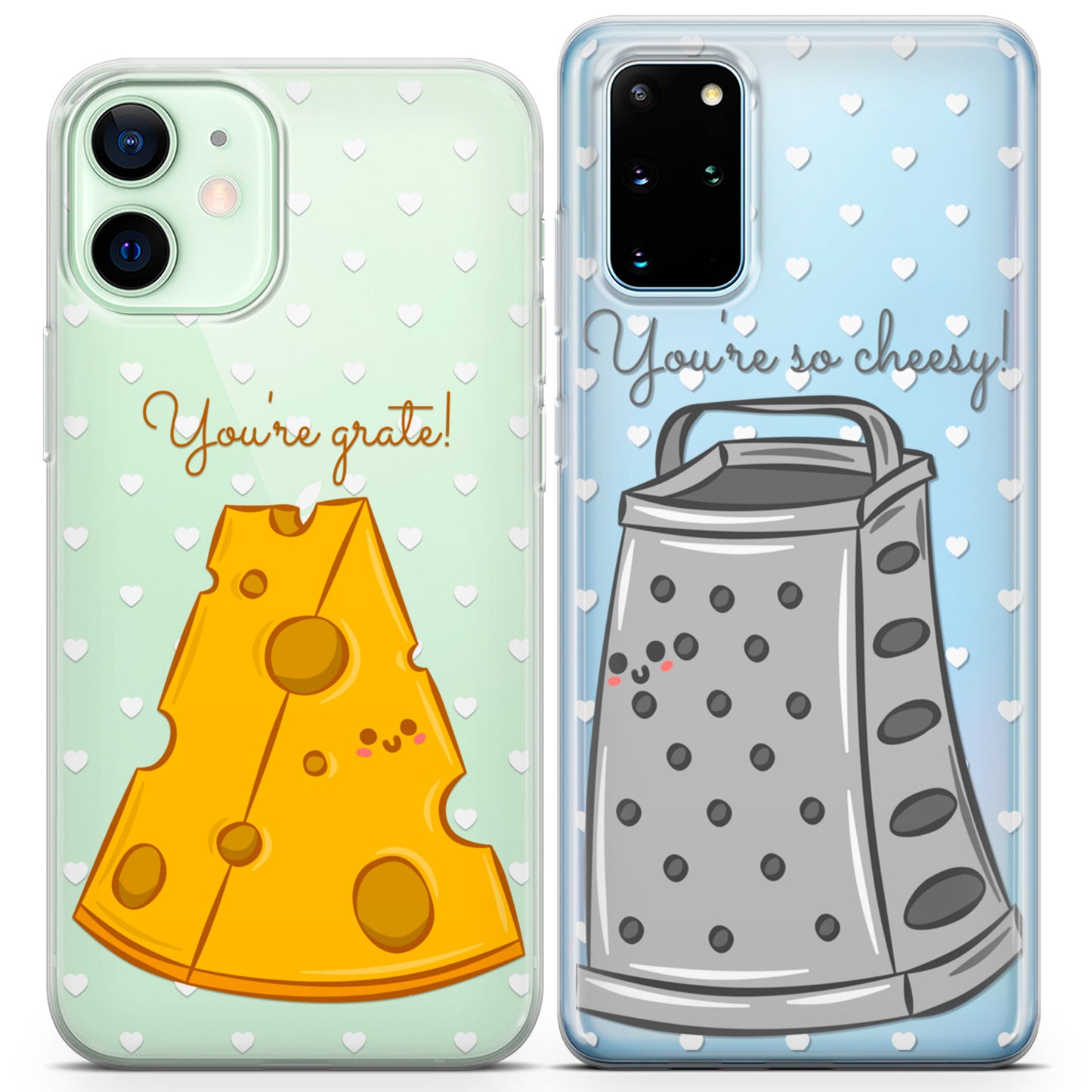 Cavka iPhone Couple Cases Cheese and Grate