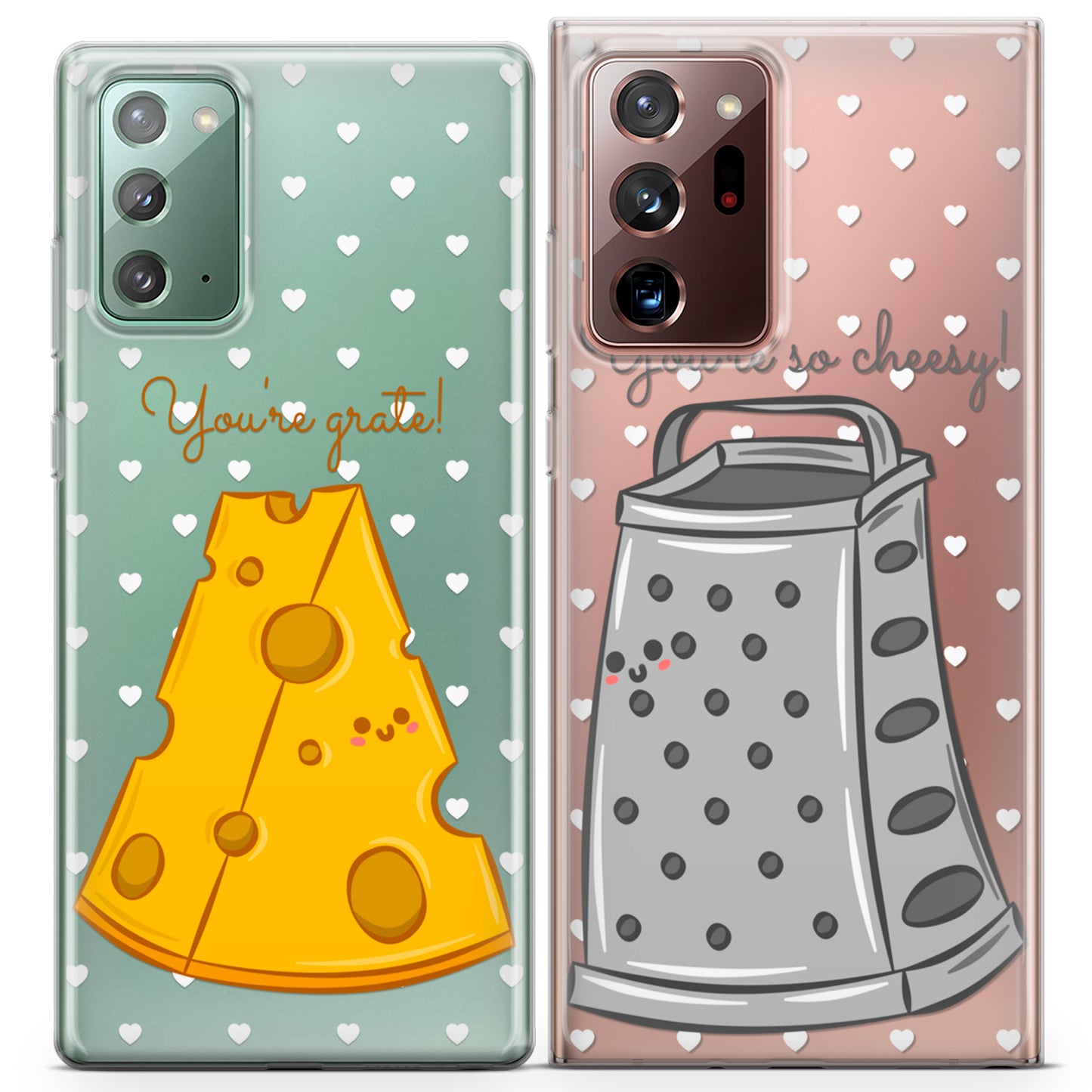 Cavka iPhone Couple Cases Cheese and Grate