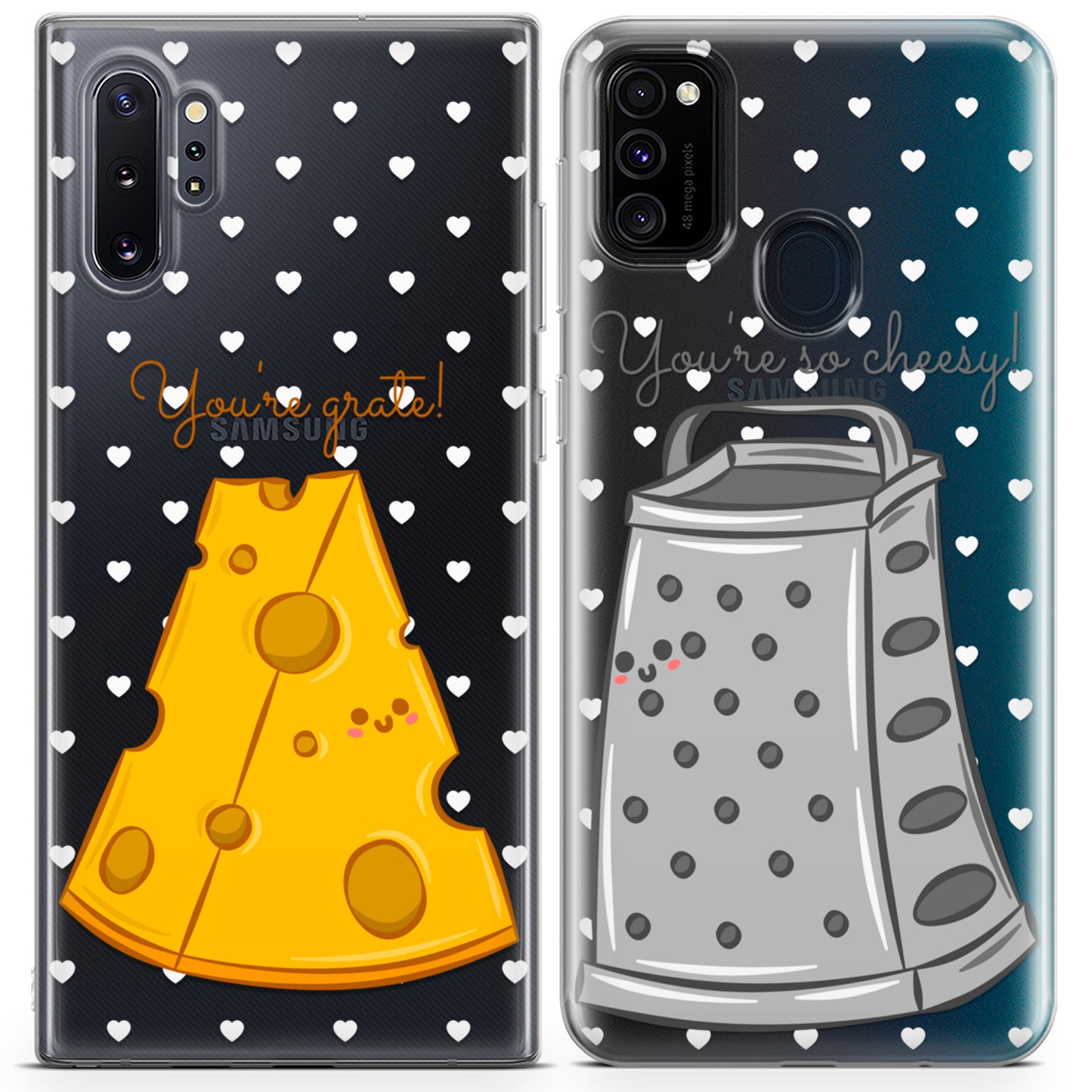 Cavka iPhone Couple Cases Cheese and Grate