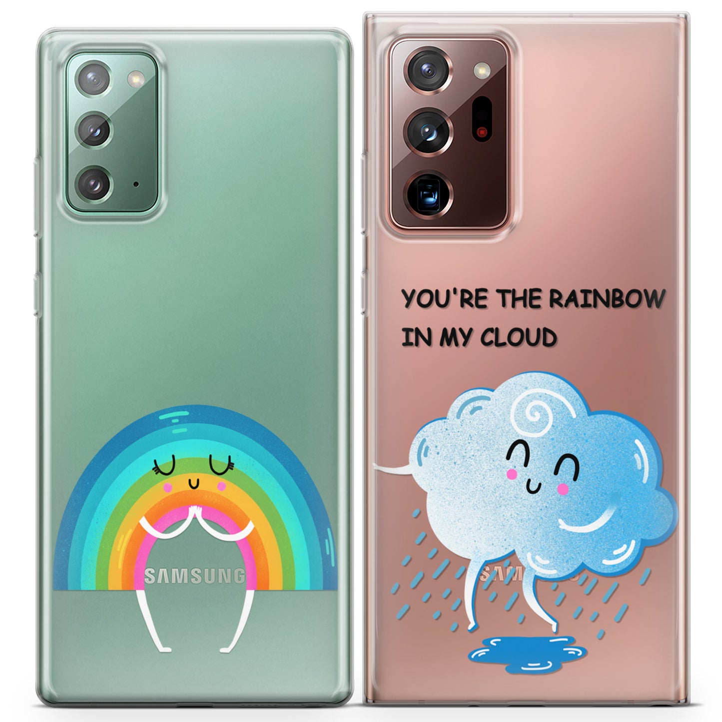 Cavka iPhone Couple Cases You're the Rainbow in My Cloud