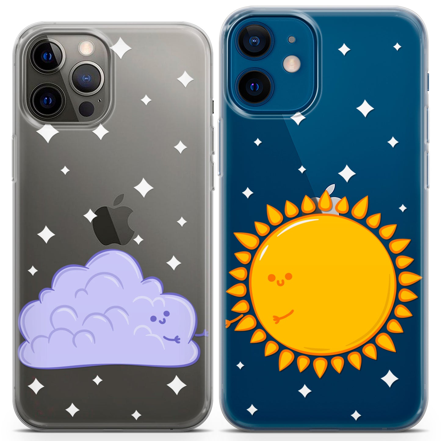 Cavka iPhone Couple Cases Sun and Cloud