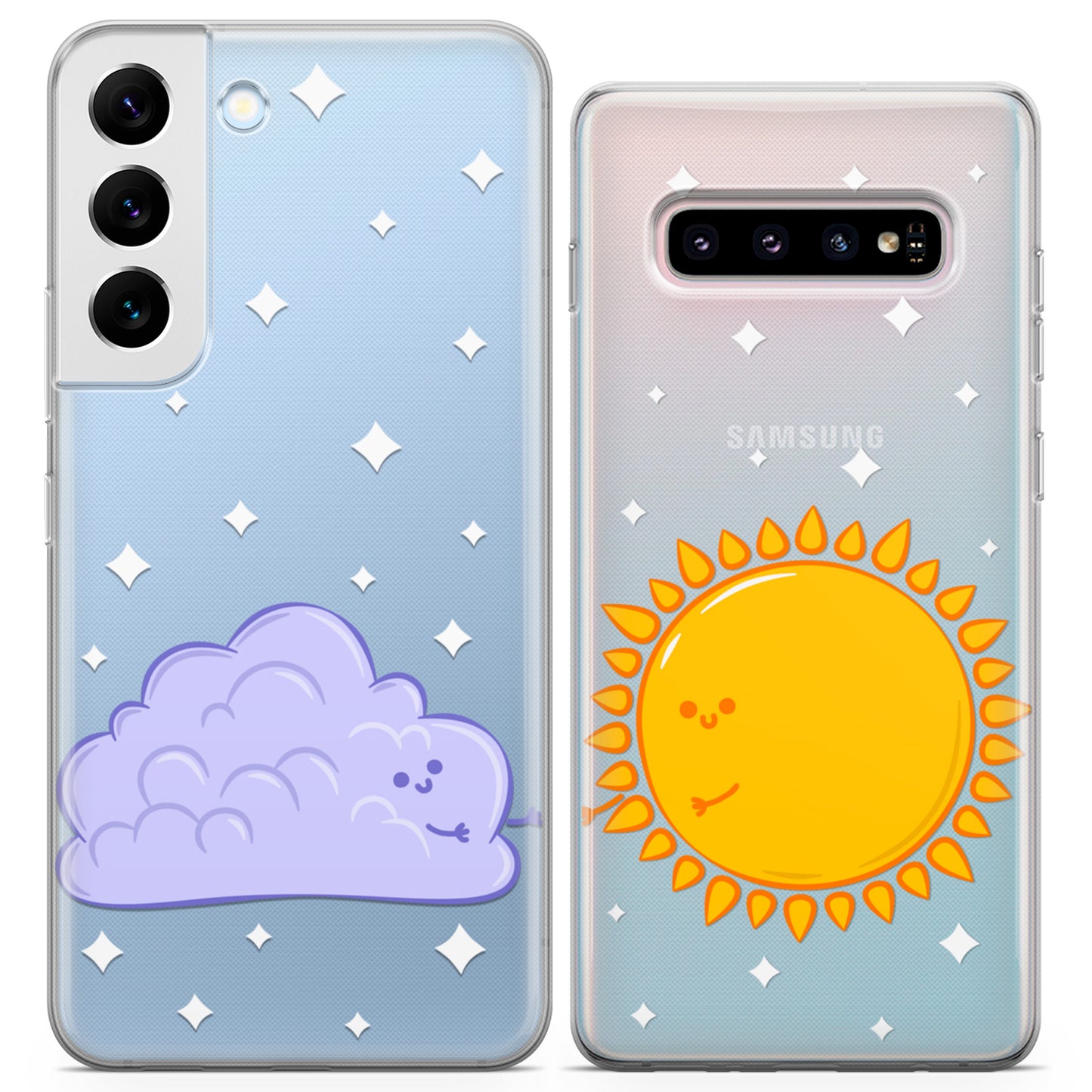 Cavka iPhone Couple Cases Sun and Cloud