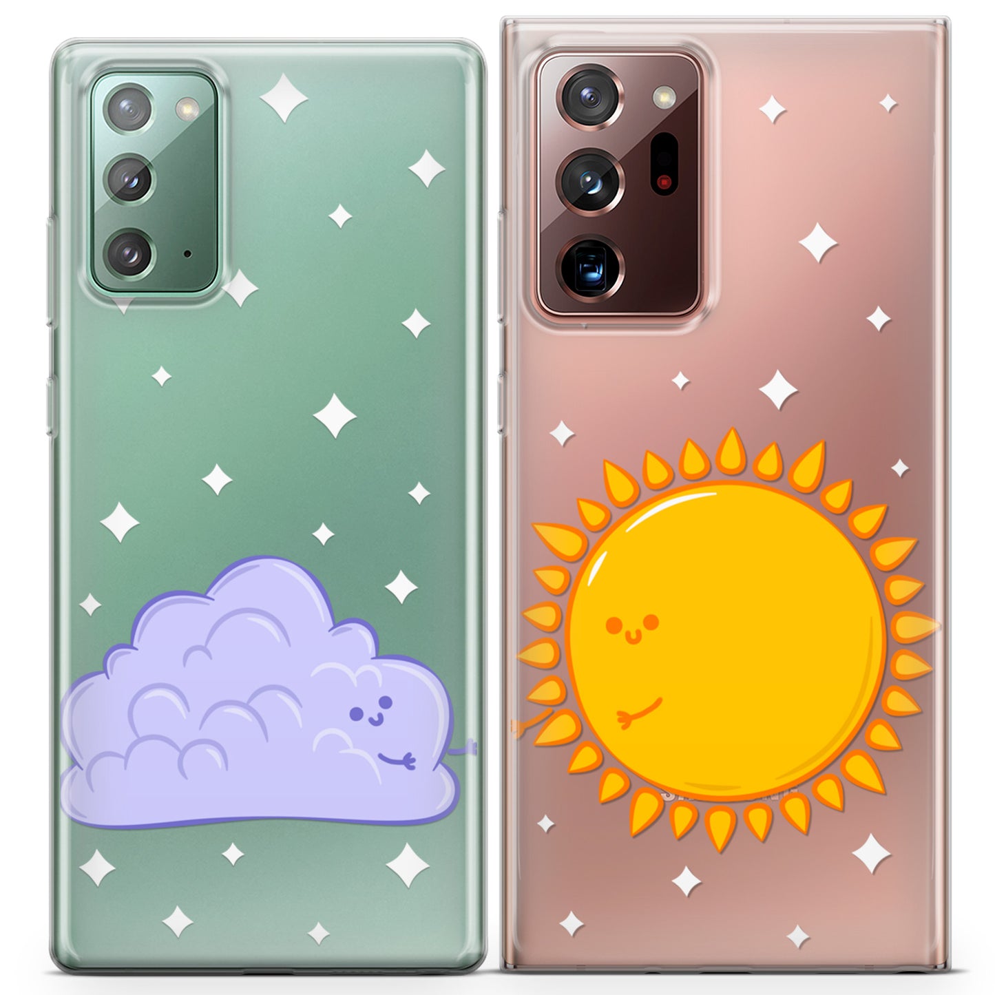 Cavka iPhone Couple Cases Sun and Cloud