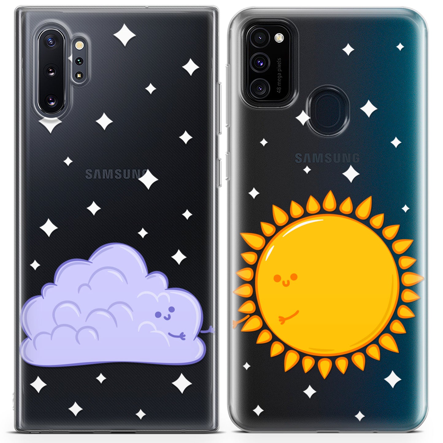 Cavka iPhone Couple Cases Sun and Cloud