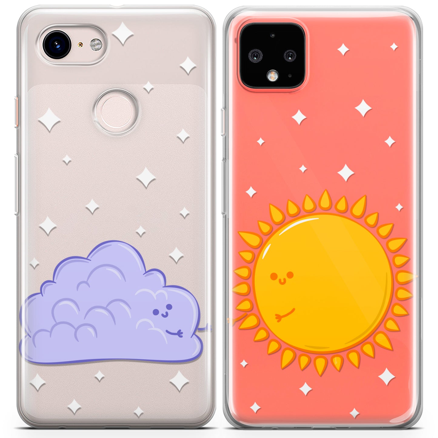 Cavka iPhone Couple Cases Sun and Cloud