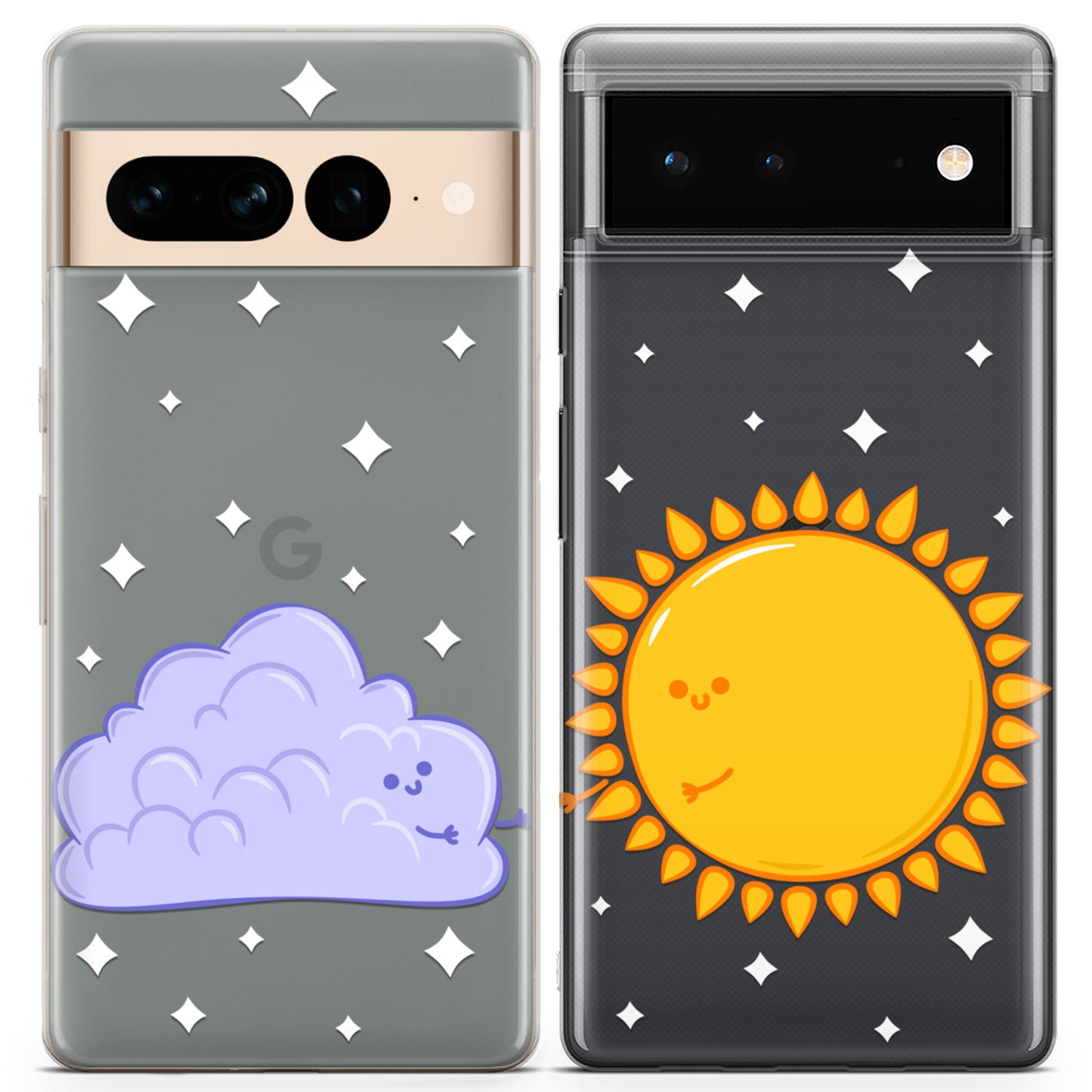 Cavka iPhone Couple Cases Sun and Cloud