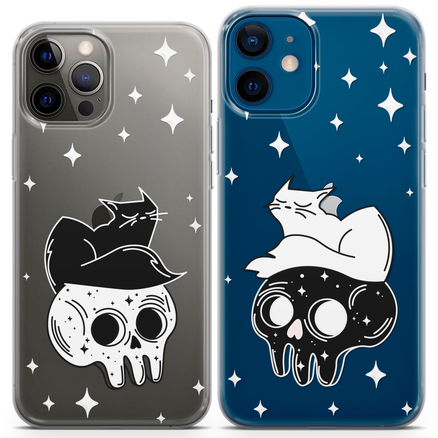 Cavka iPhone Couple Cases Witchy Cats