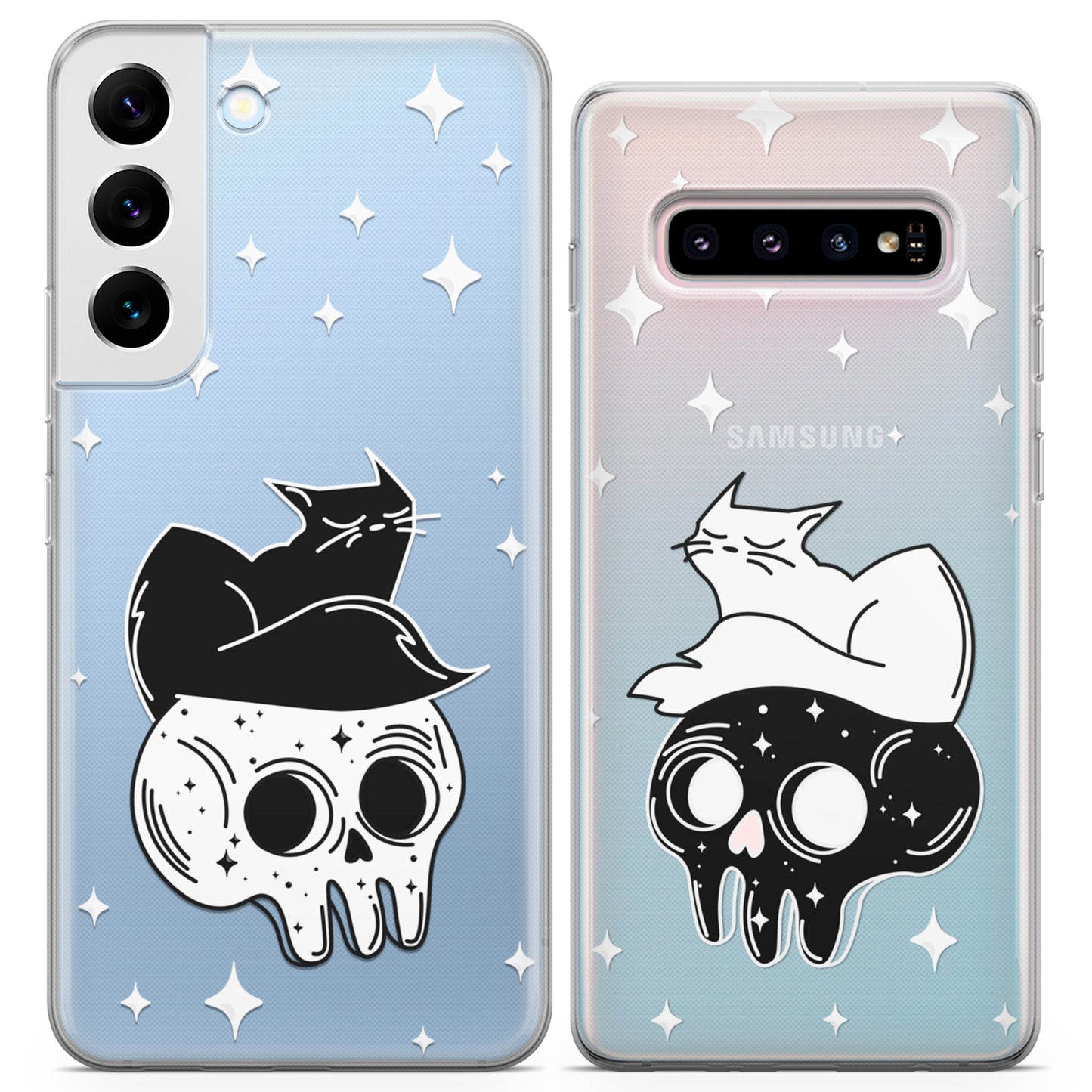 Cavka iPhone Couple Cases Witchy Cats