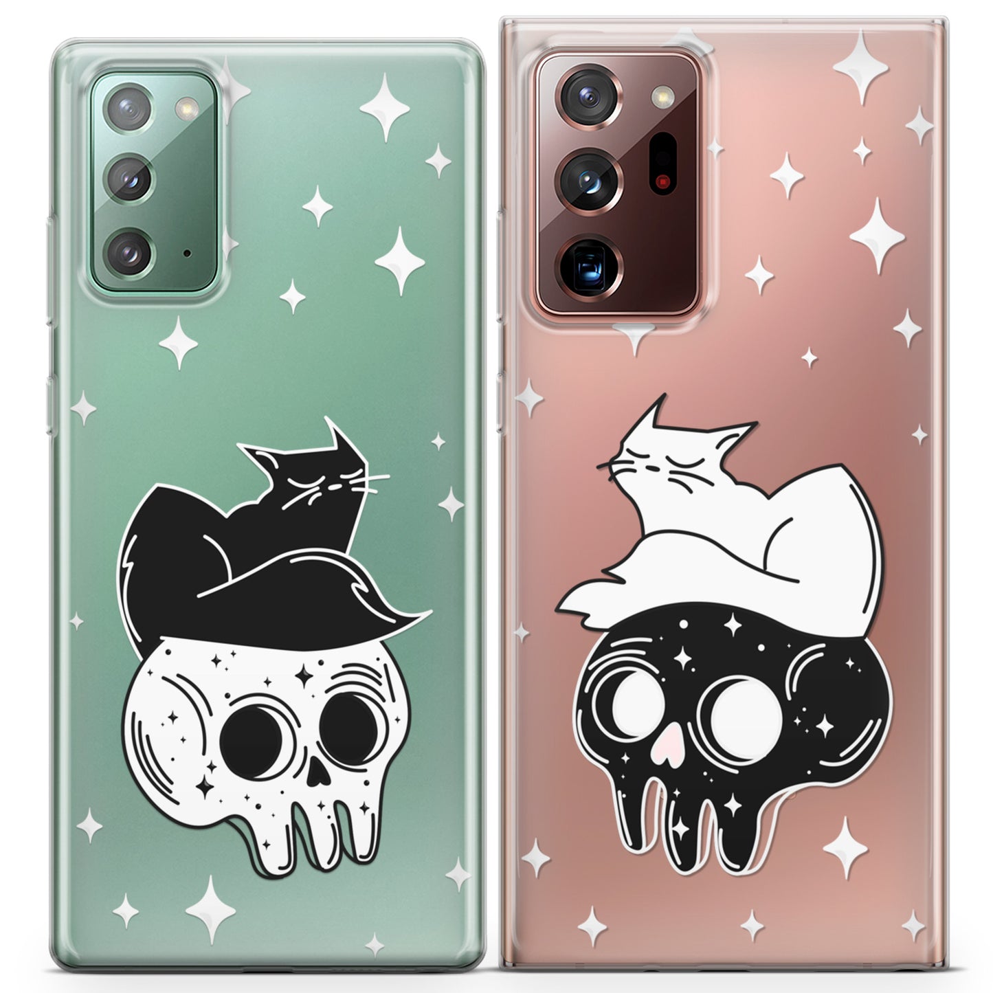 Cavka iPhone Couple Cases Witchy Cats