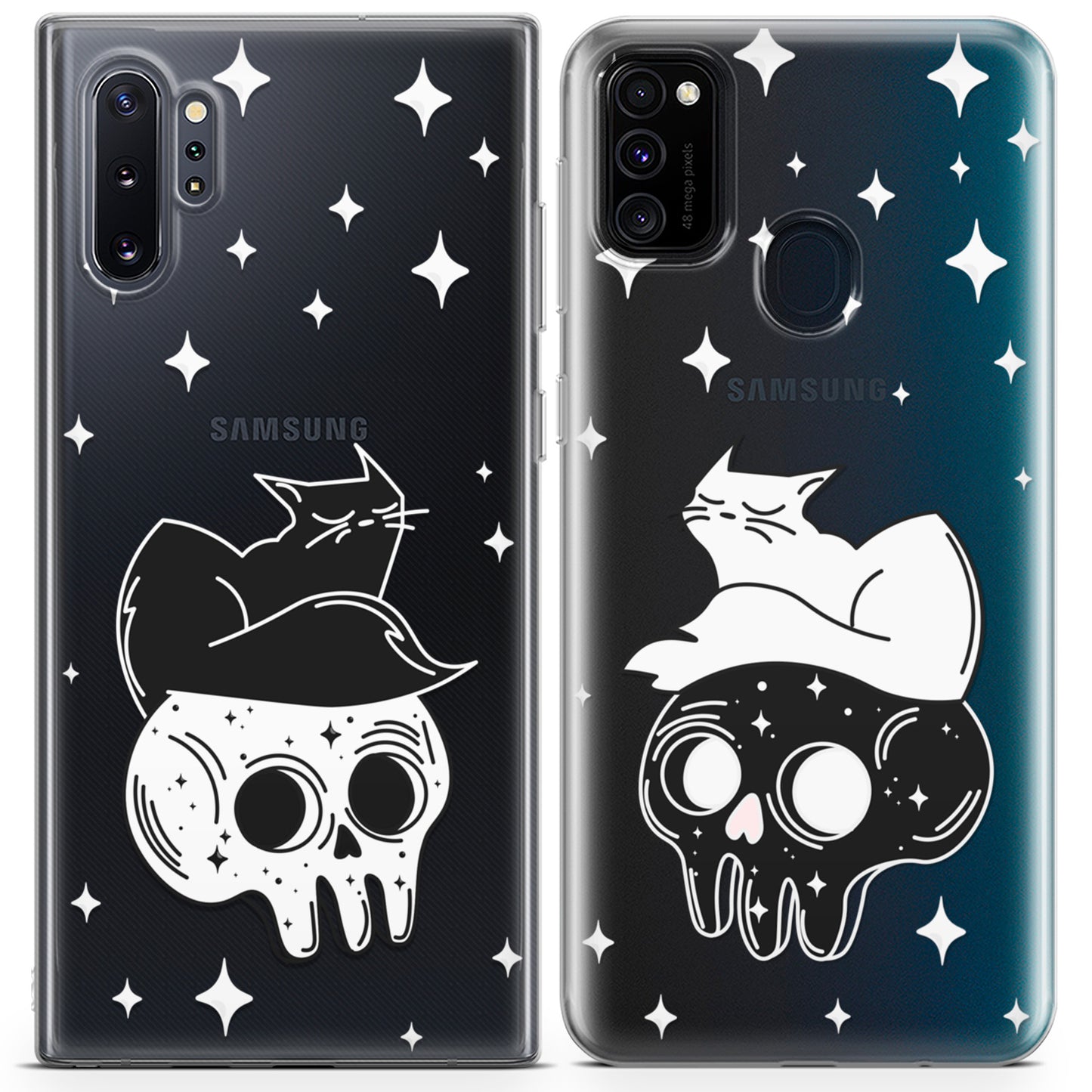 Cavka iPhone Couple Cases Witchy Cats