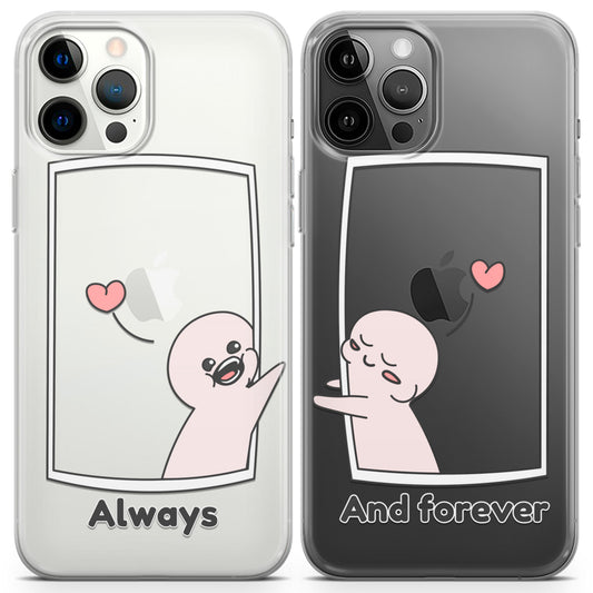 Cavka iPhone Couple Cases Always and Forever