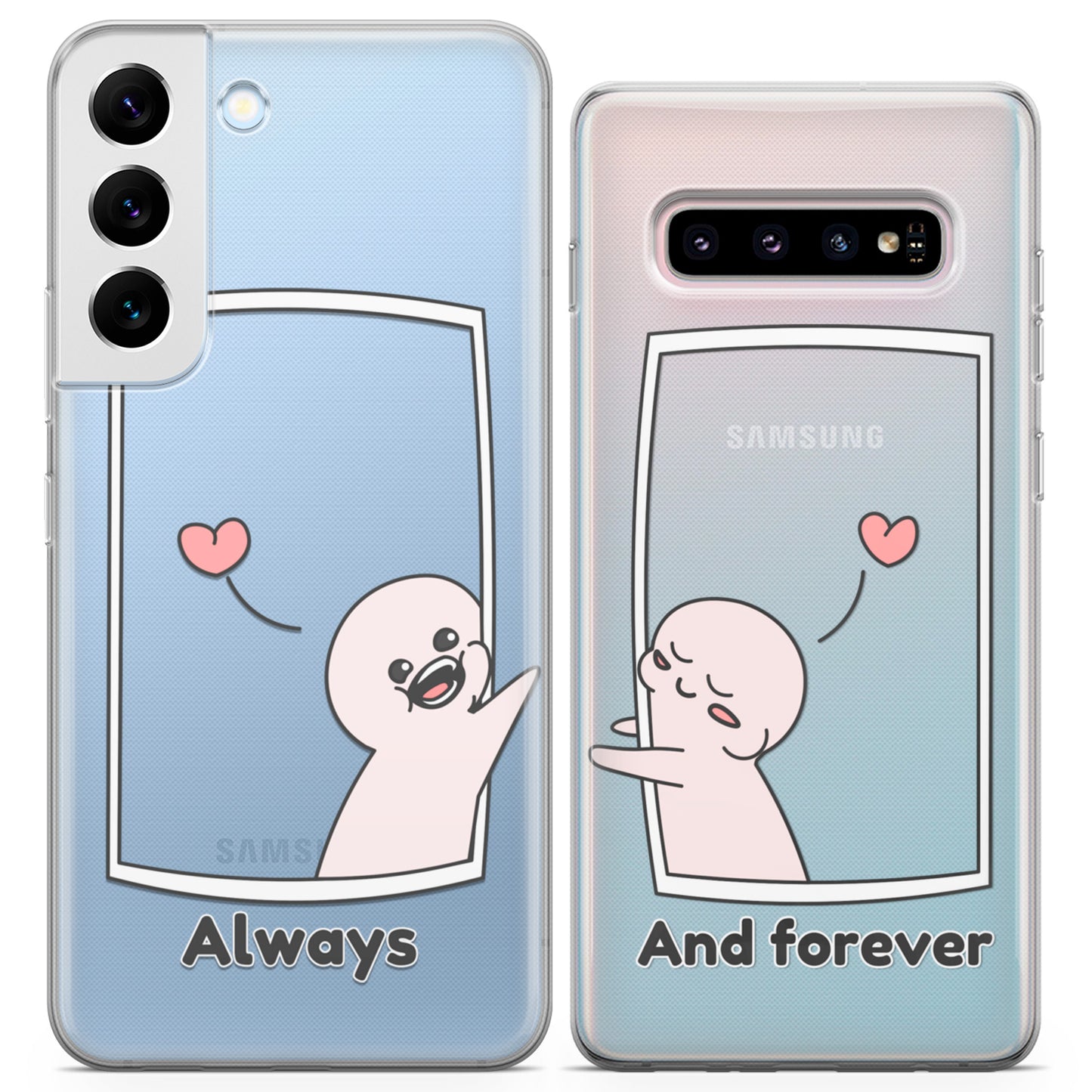 Cavka iPhone Couple Cases Always and Forever