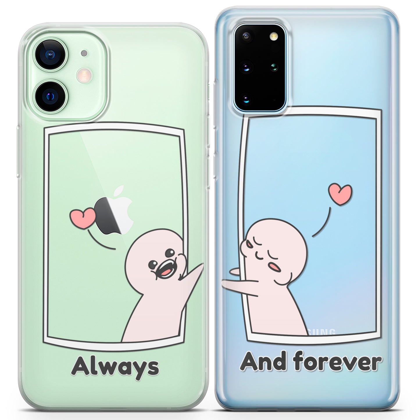 Cavka iPhone Couple Cases Always and Forever