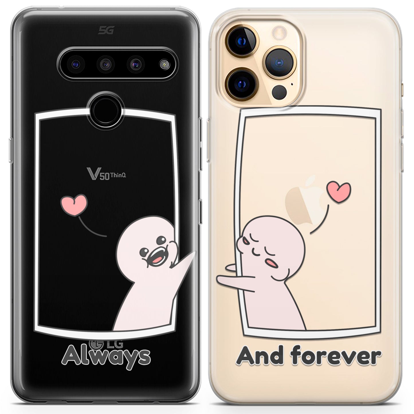 Cavka iPhone Couple Cases Always and Forever