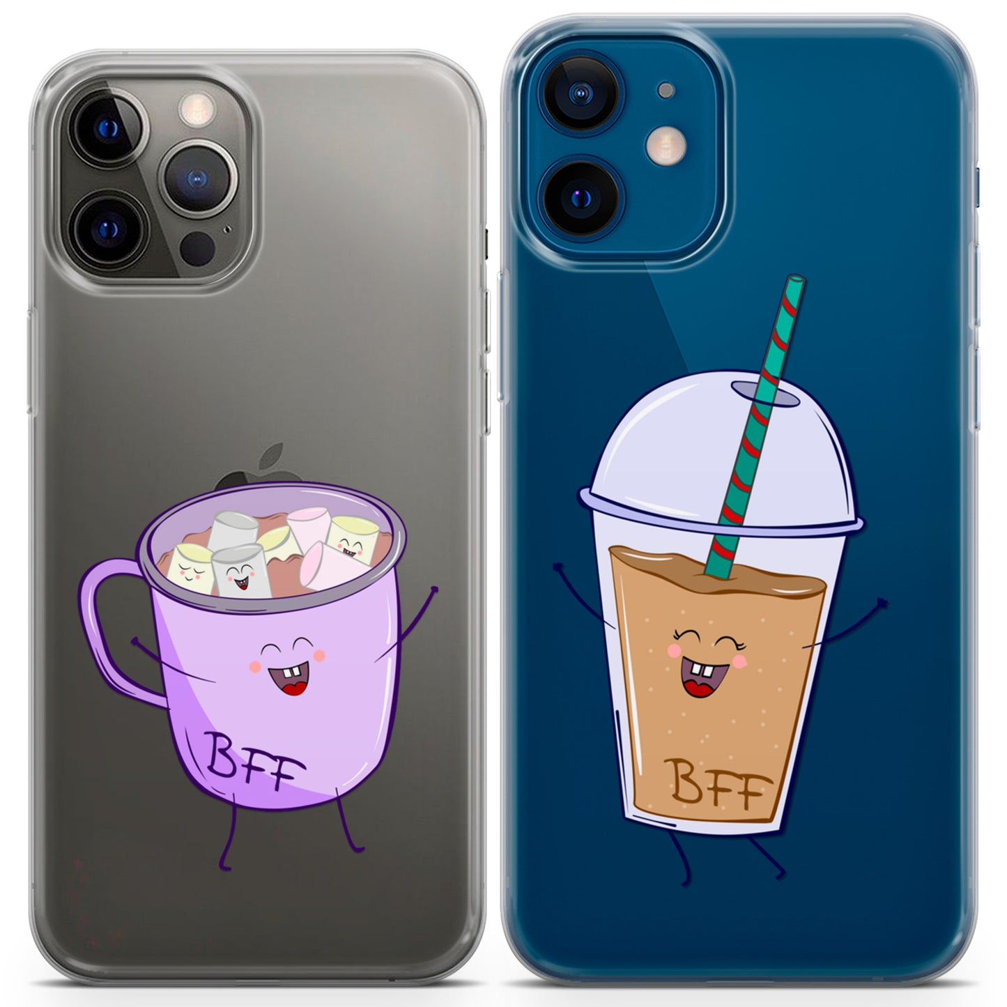 Cavka iPhone Couple Cases Cacao and Coffee