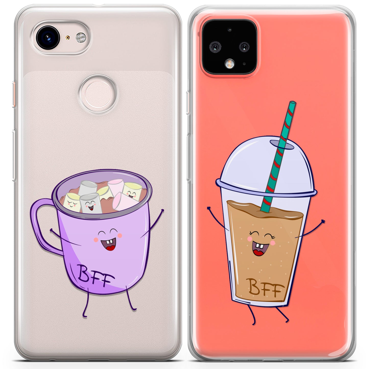 Cavka iPhone Couple Cases Cacao and Coffee